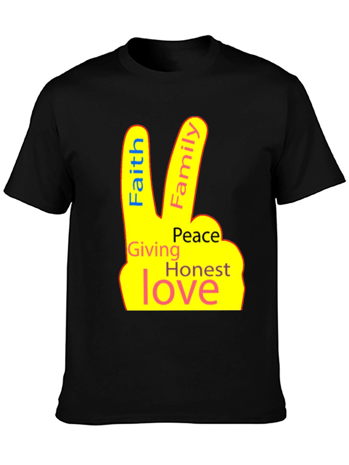 Faith Family Love Peace T-Shirt