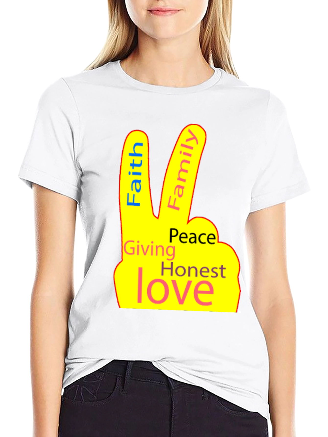 Faith Family Love Peace T-Shirt