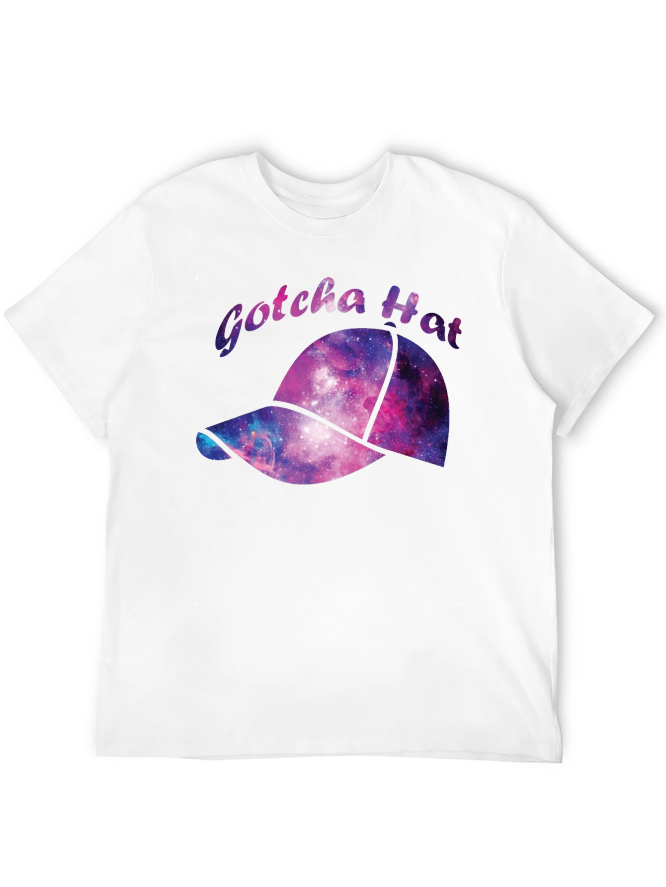 Gotcha Hat Galaxy Graphic T-Shirt