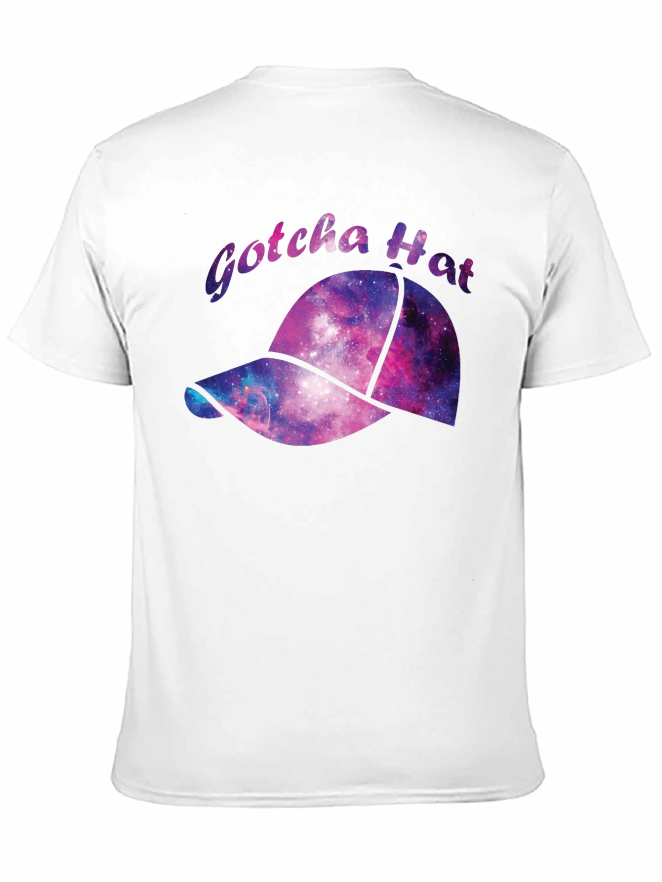 Gotcha Hat Galaxy Graphic T-Shirt