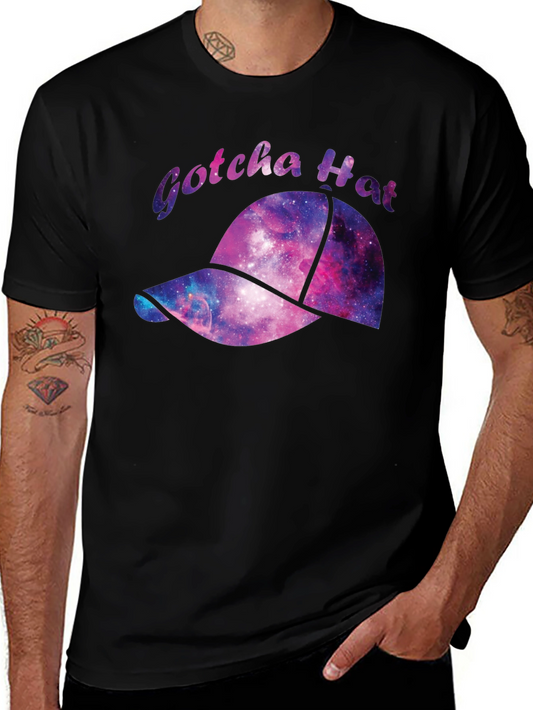 Gotcha Hat Galaxy Graphic T-Shirt
