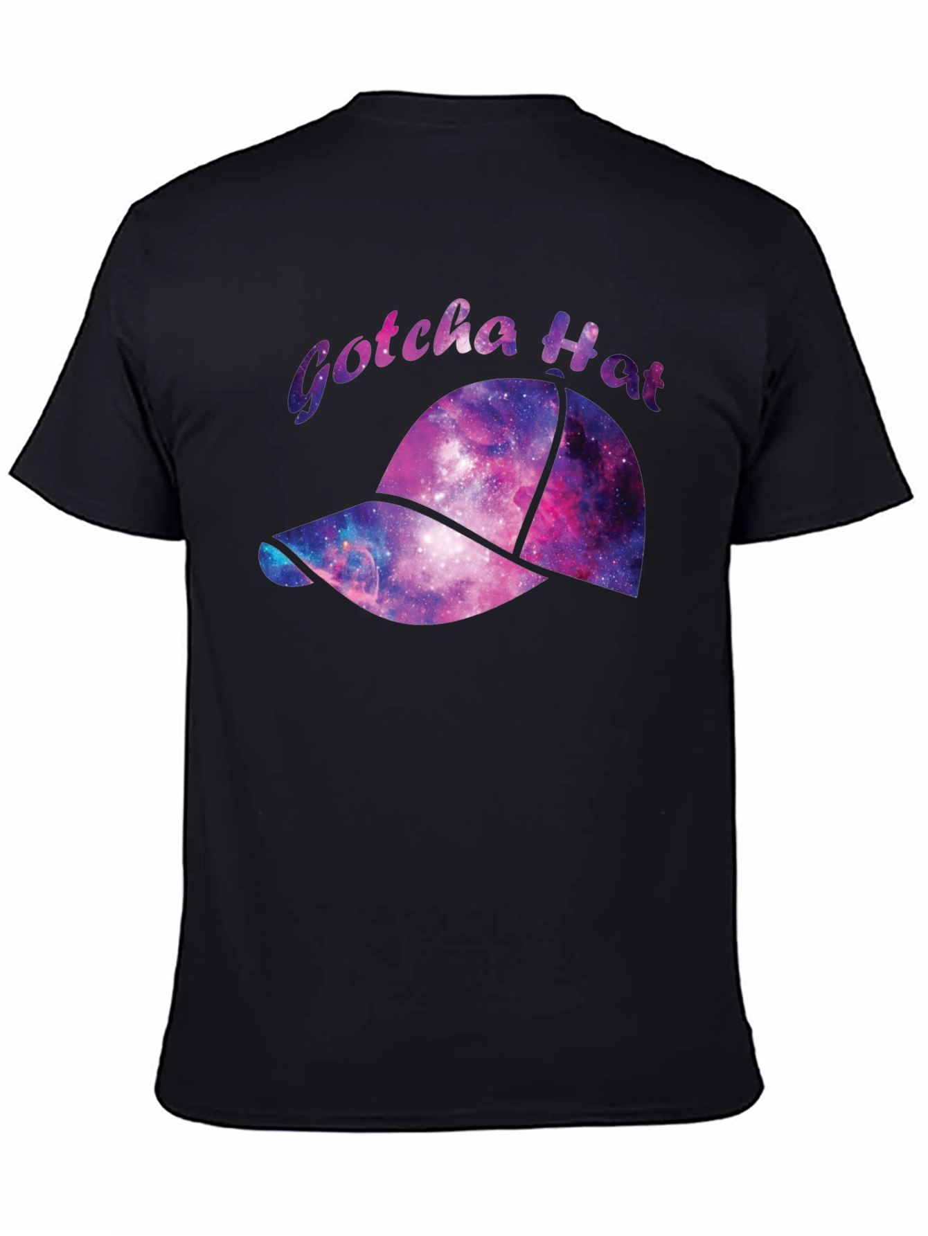 Gotcha Hat Galaxy Graphic T-Shirt