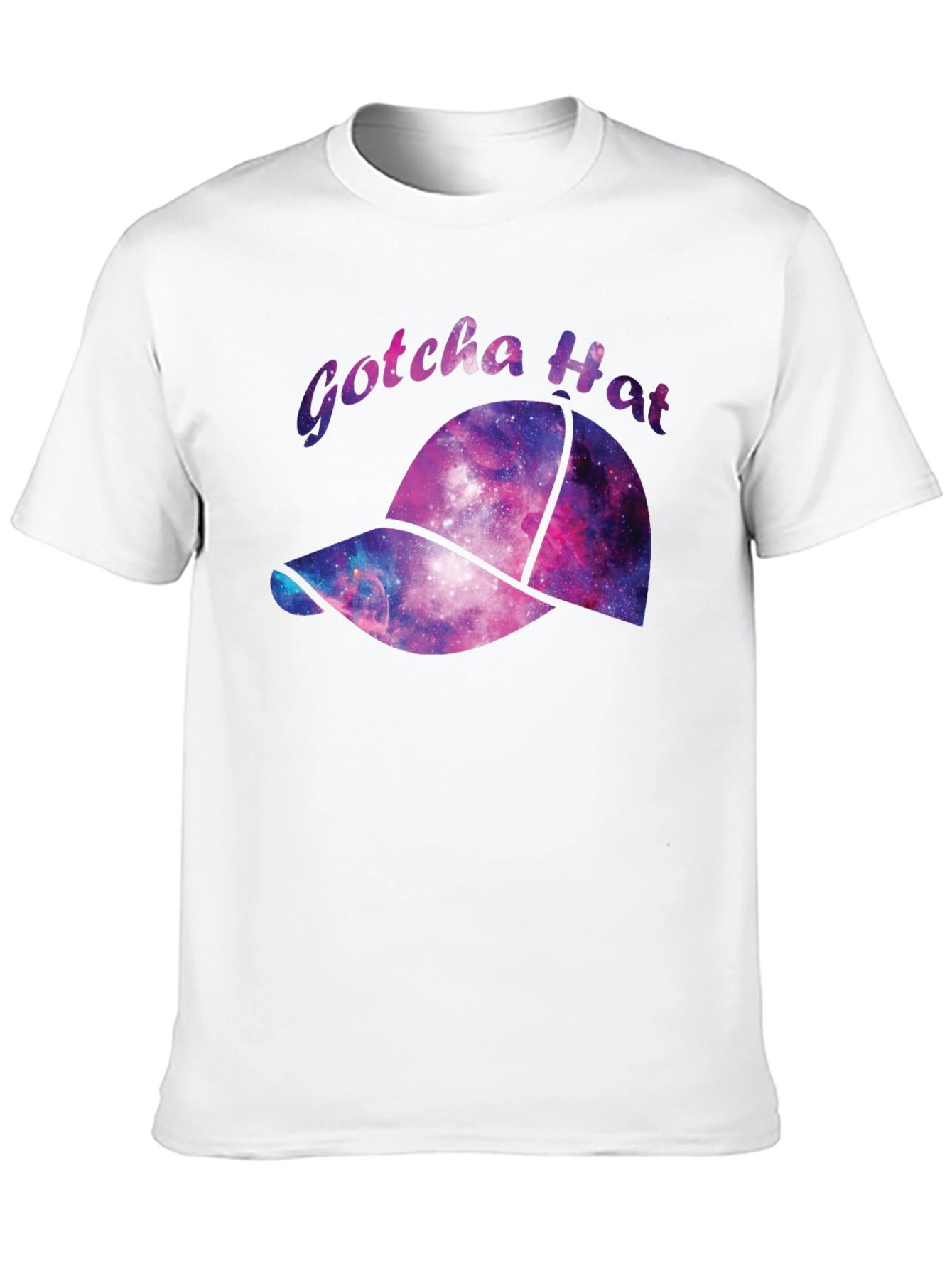 Gotcha Hat Galaxy Graphic T-Shirt