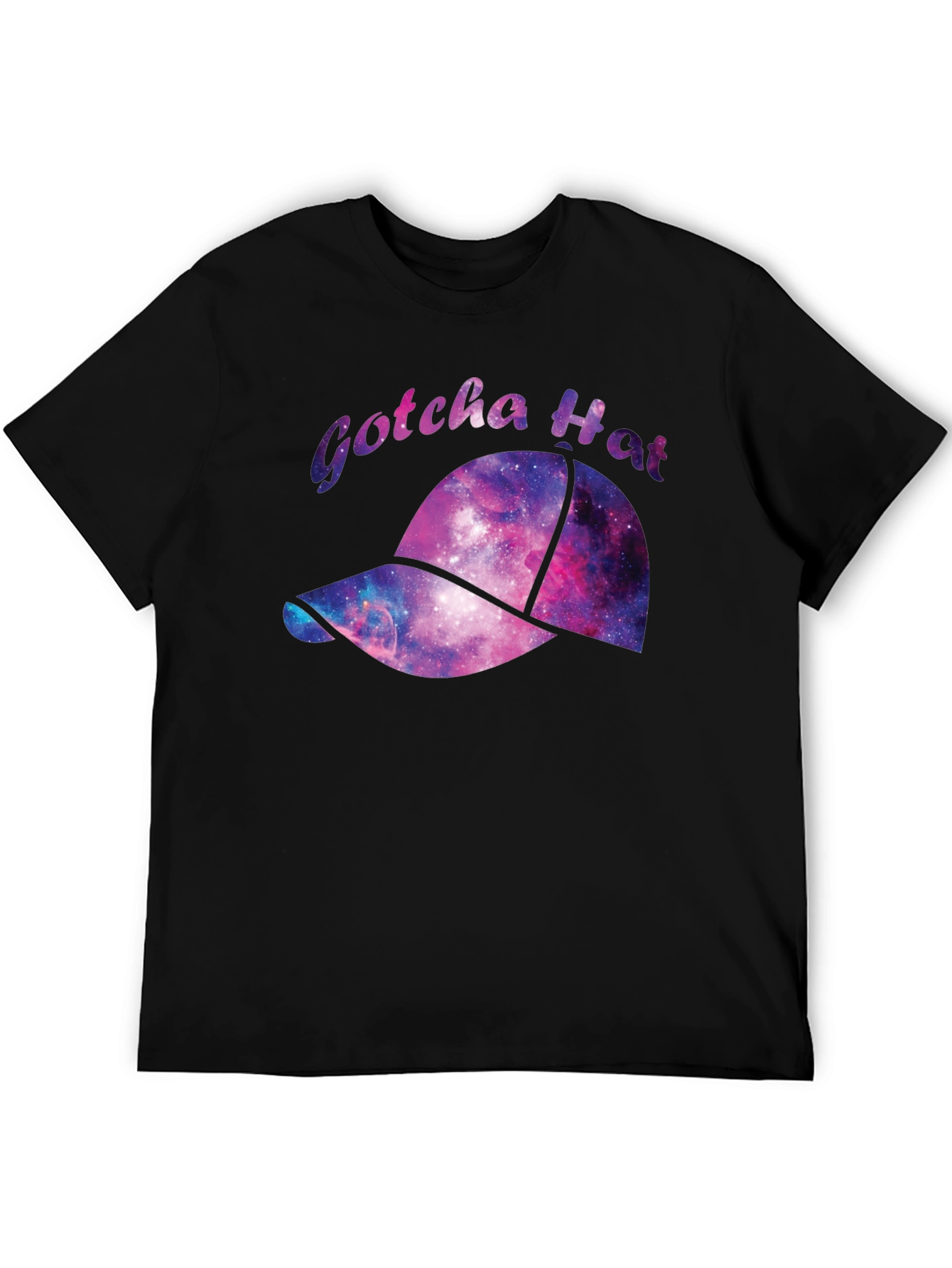 Gotcha Hat Galaxy Graphic T-Shirt
