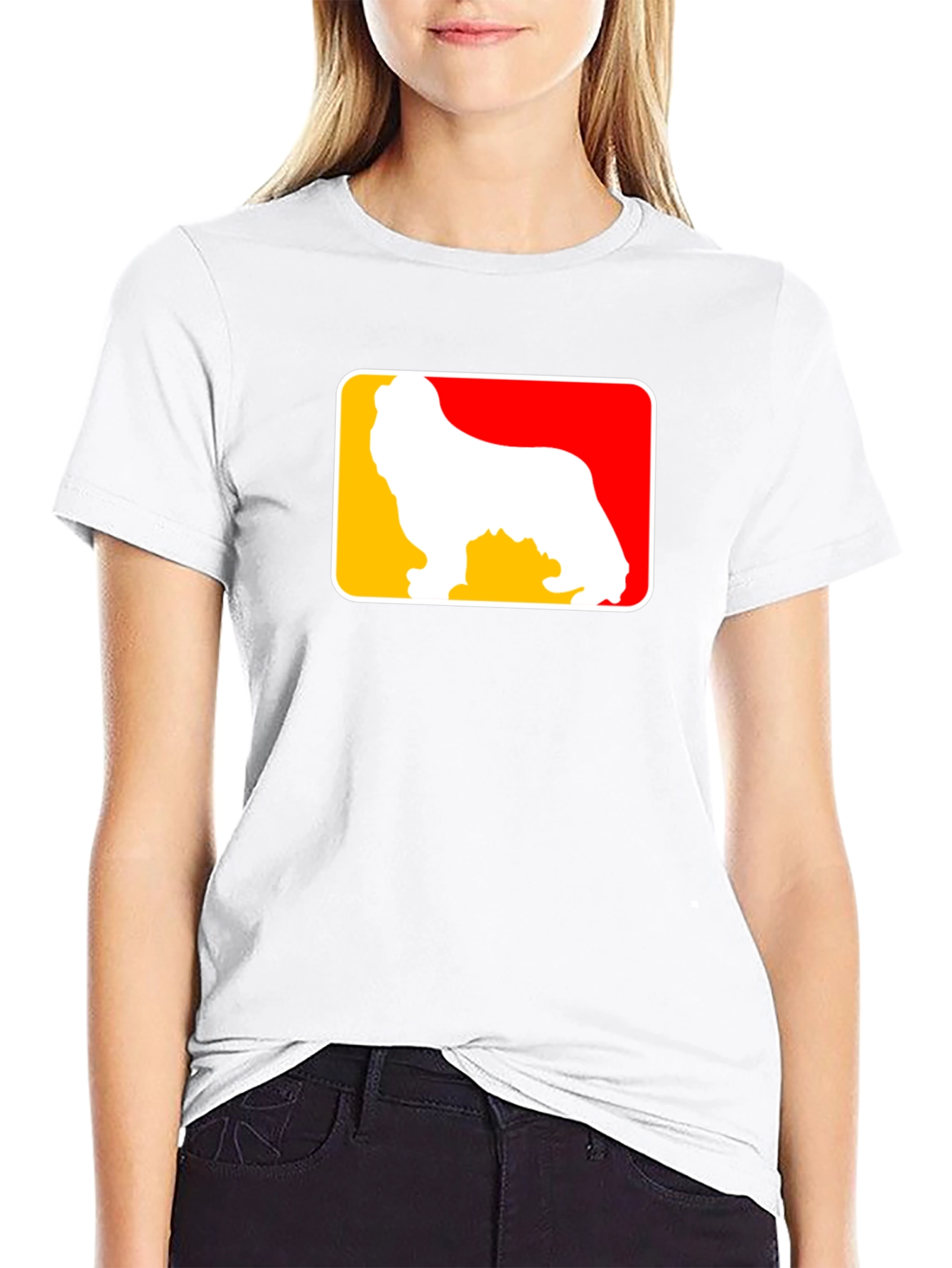 Dog Logo Graphic Tee - Casual Style