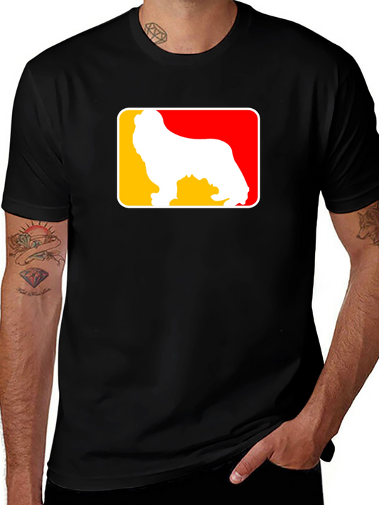 Dog Logo Graphic Tee - Casual Style