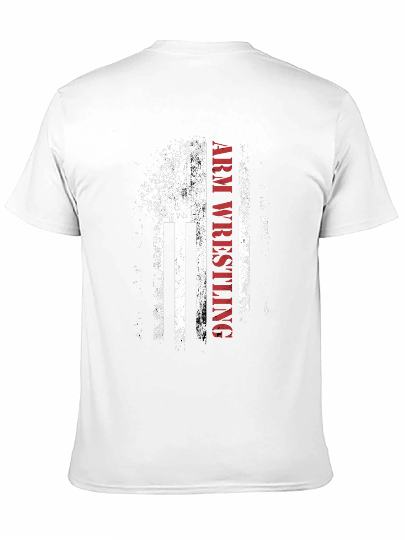 Arm Wrestling American Flag Graphic Tee