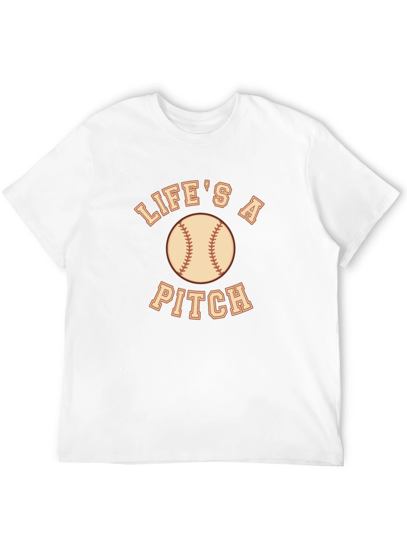 Lifes A Pitch Baseball Graphic Tee