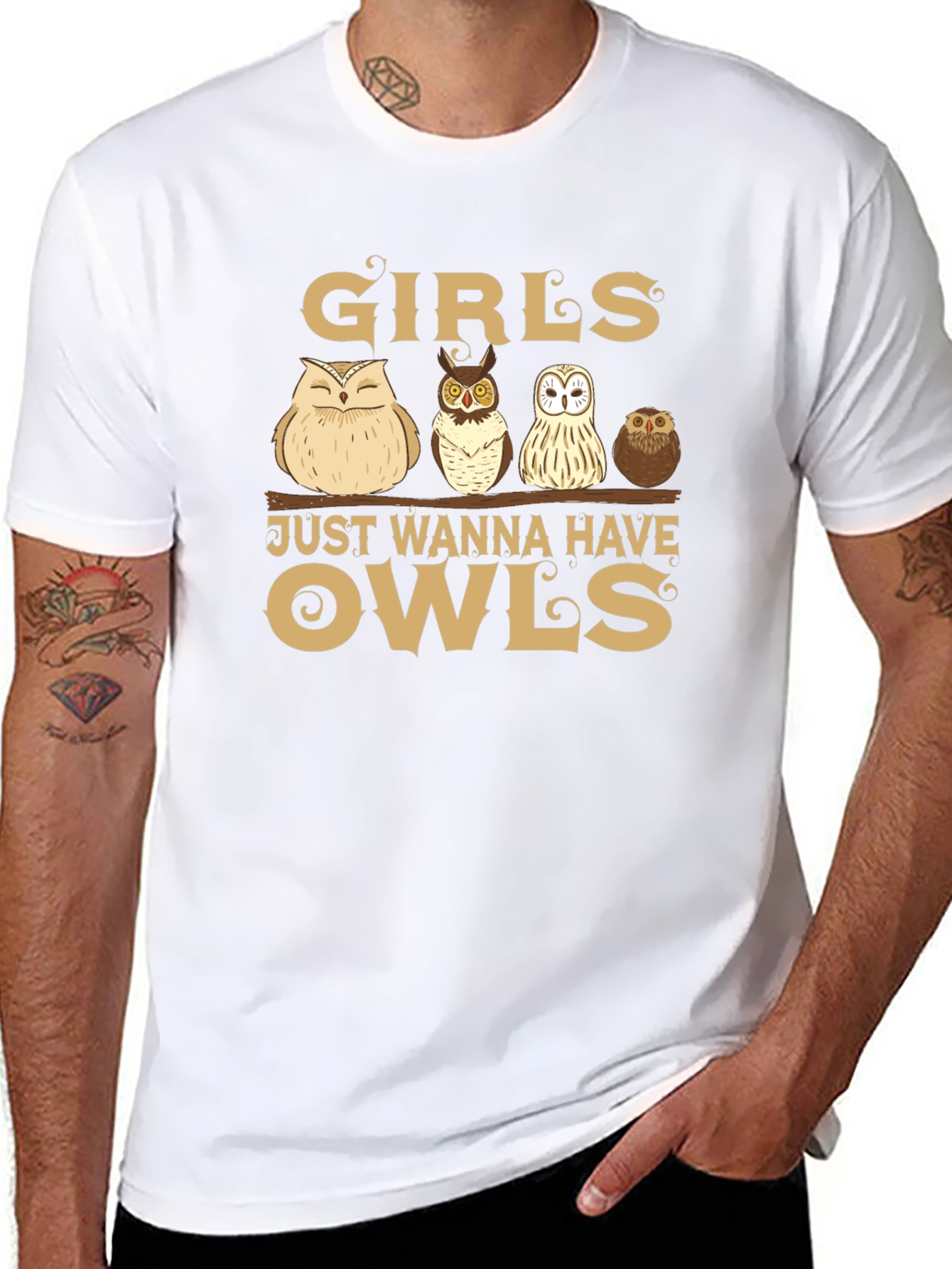 Girls Just Wanna Have Owls T-Shirt