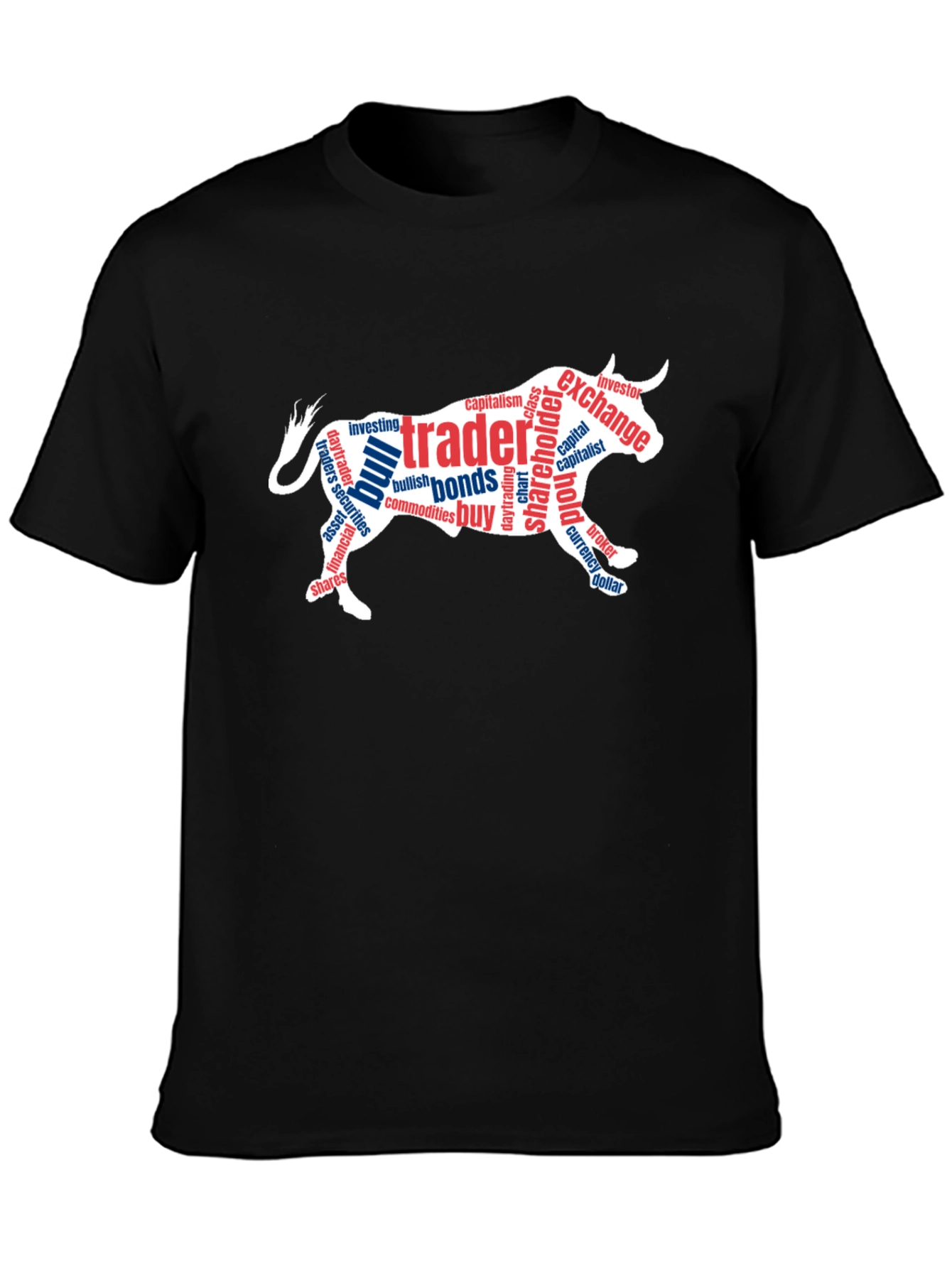 Trader Bull T-Shirt - Bullish on Stocks!