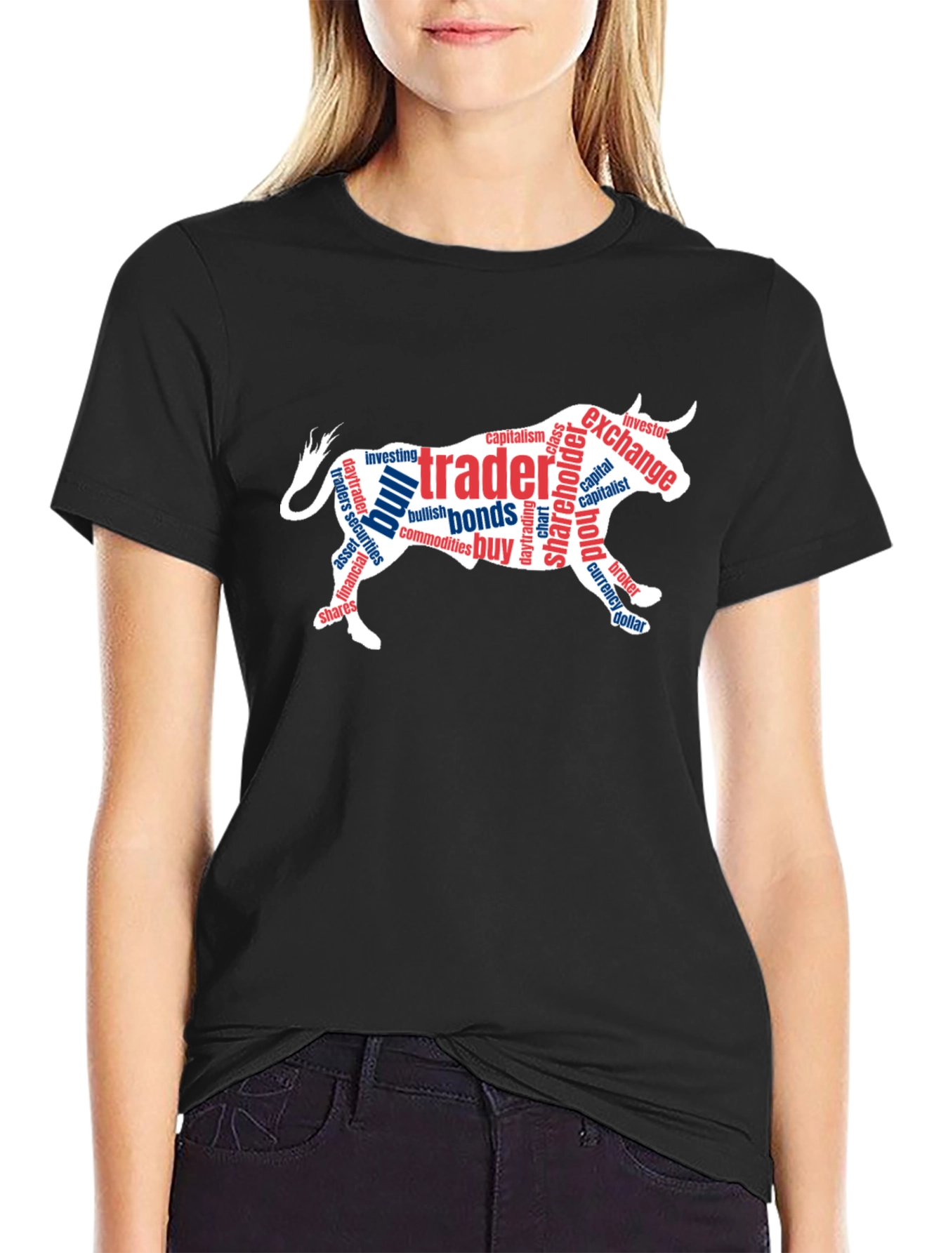 Trader Bull T-Shirt - Bullish on Stocks!