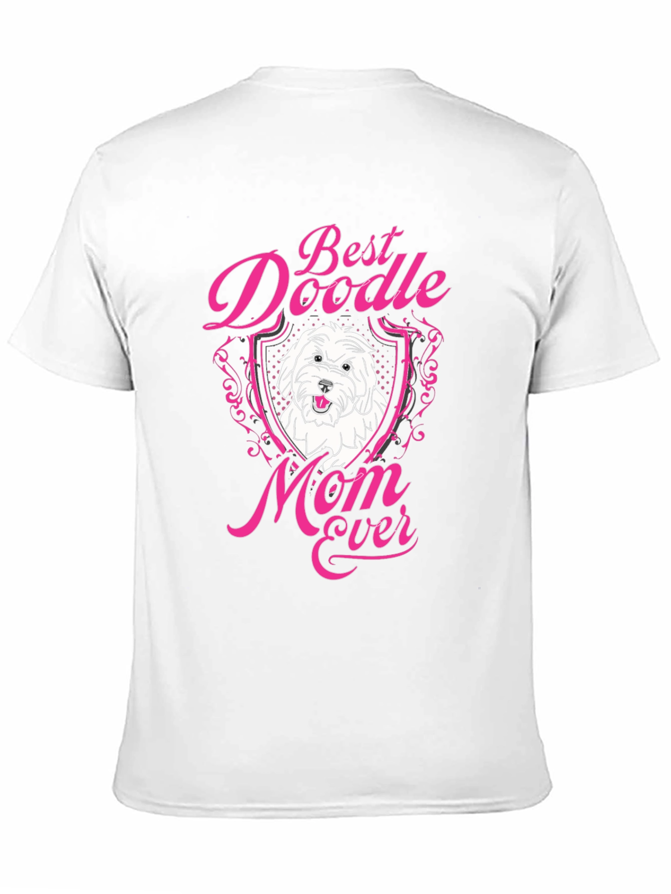 Best Doodle Mom Ever Black T-Shirt