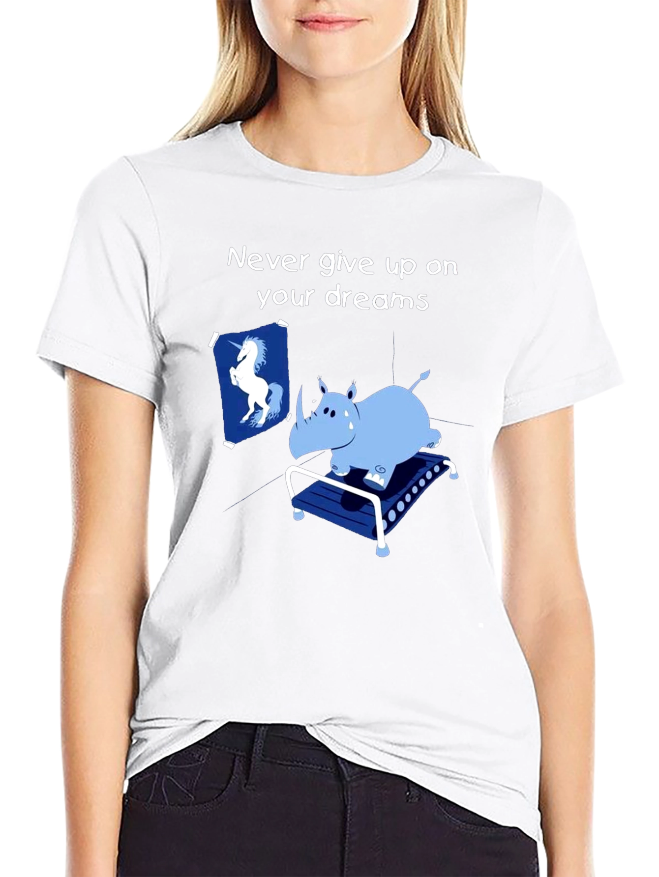 Dreamer Rhino Graphic Tee