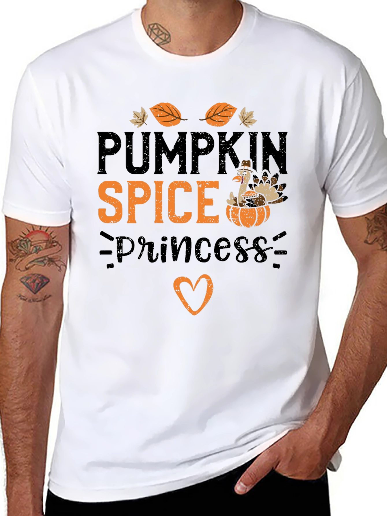 Pumpkin Spice Princess Thanksgiving Tee