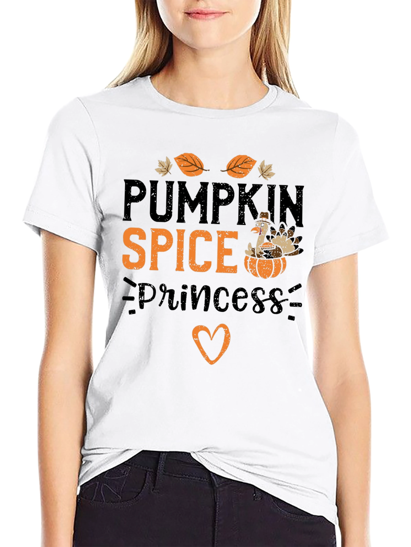 Pumpkin Spice Princess Thanksgiving Tee