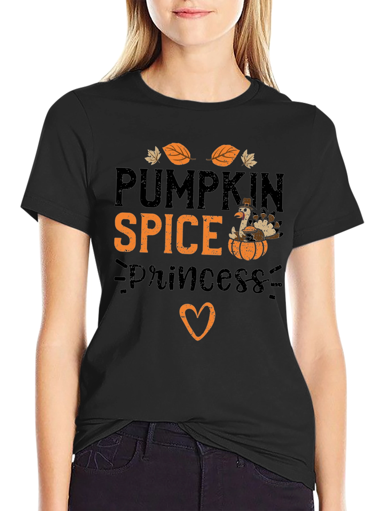 Pumpkin Spice Princess Thanksgiving Tee