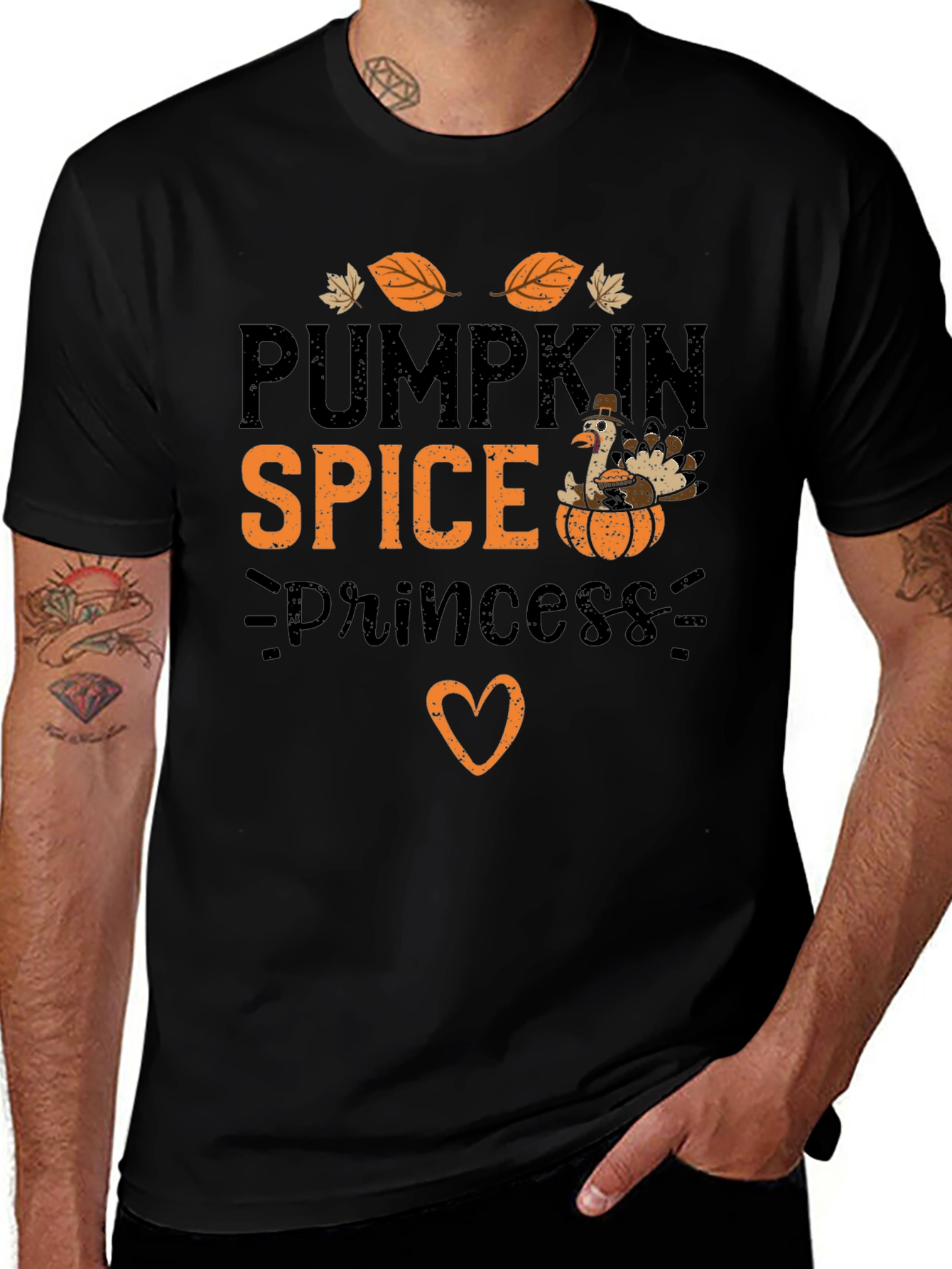 Pumpkin Spice Princess Thanksgiving Tee