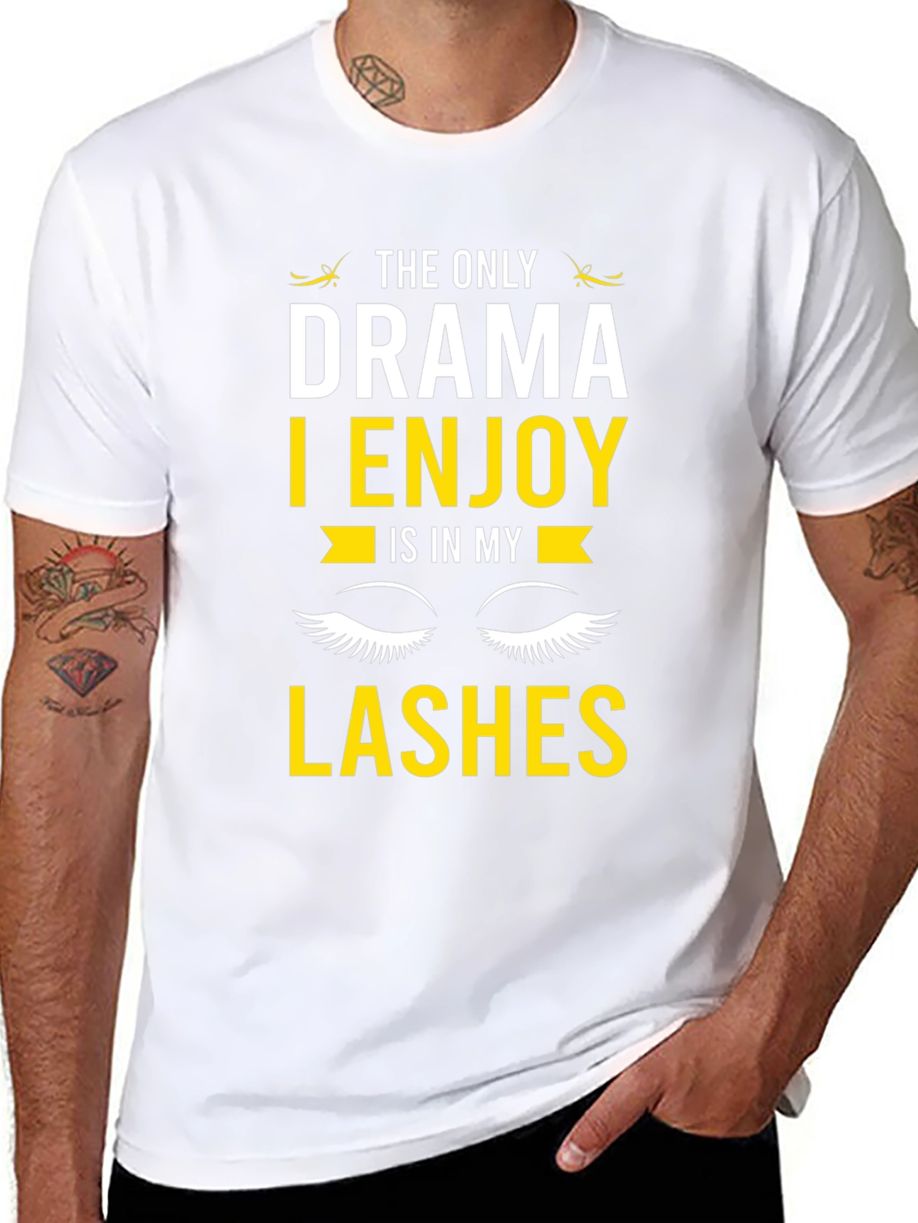 Drama Lashes Graphic T-Shirt