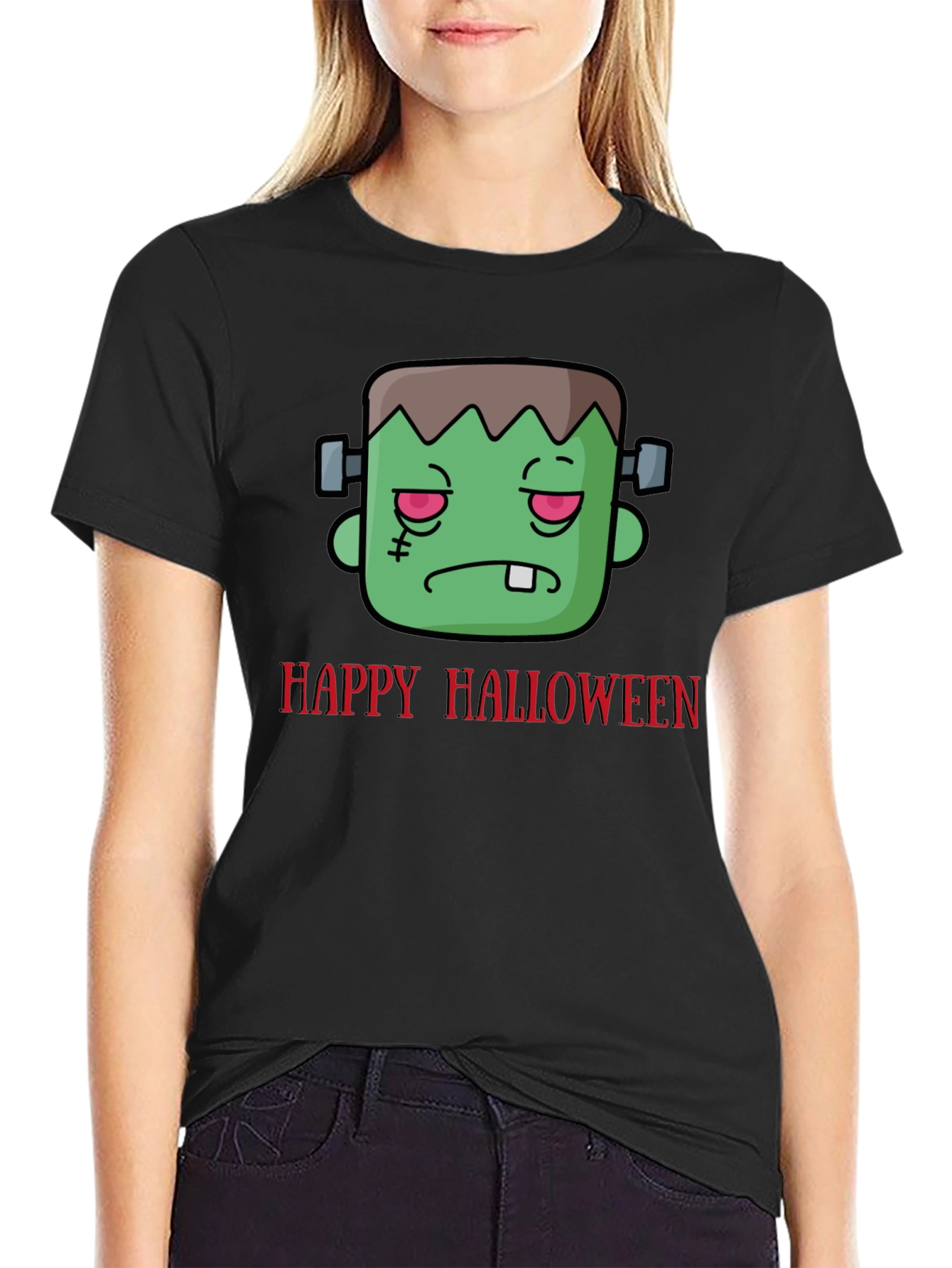 Happy Halloween Frankenstein T-Shirt