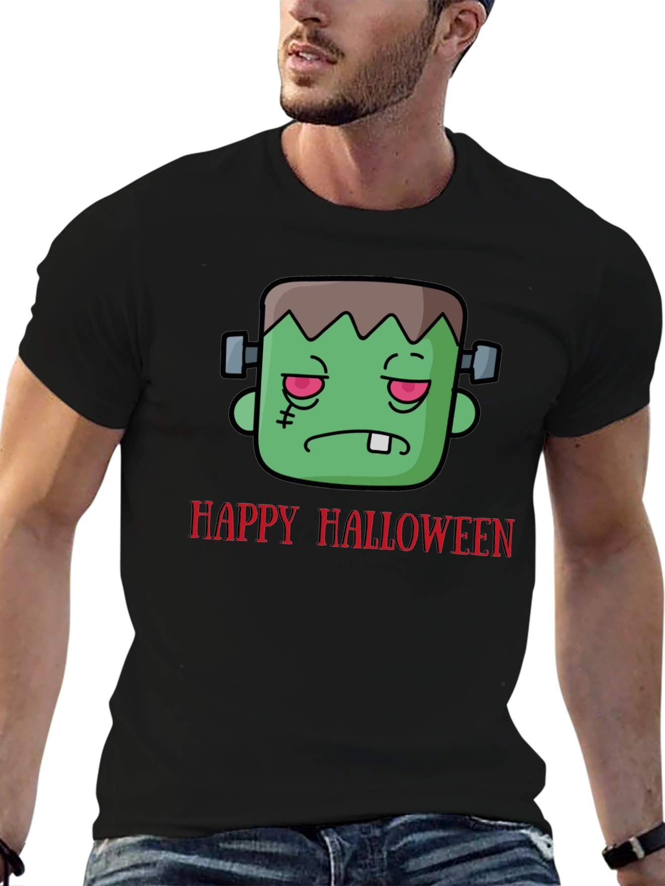 Happy Halloween Frankenstein T-Shirt