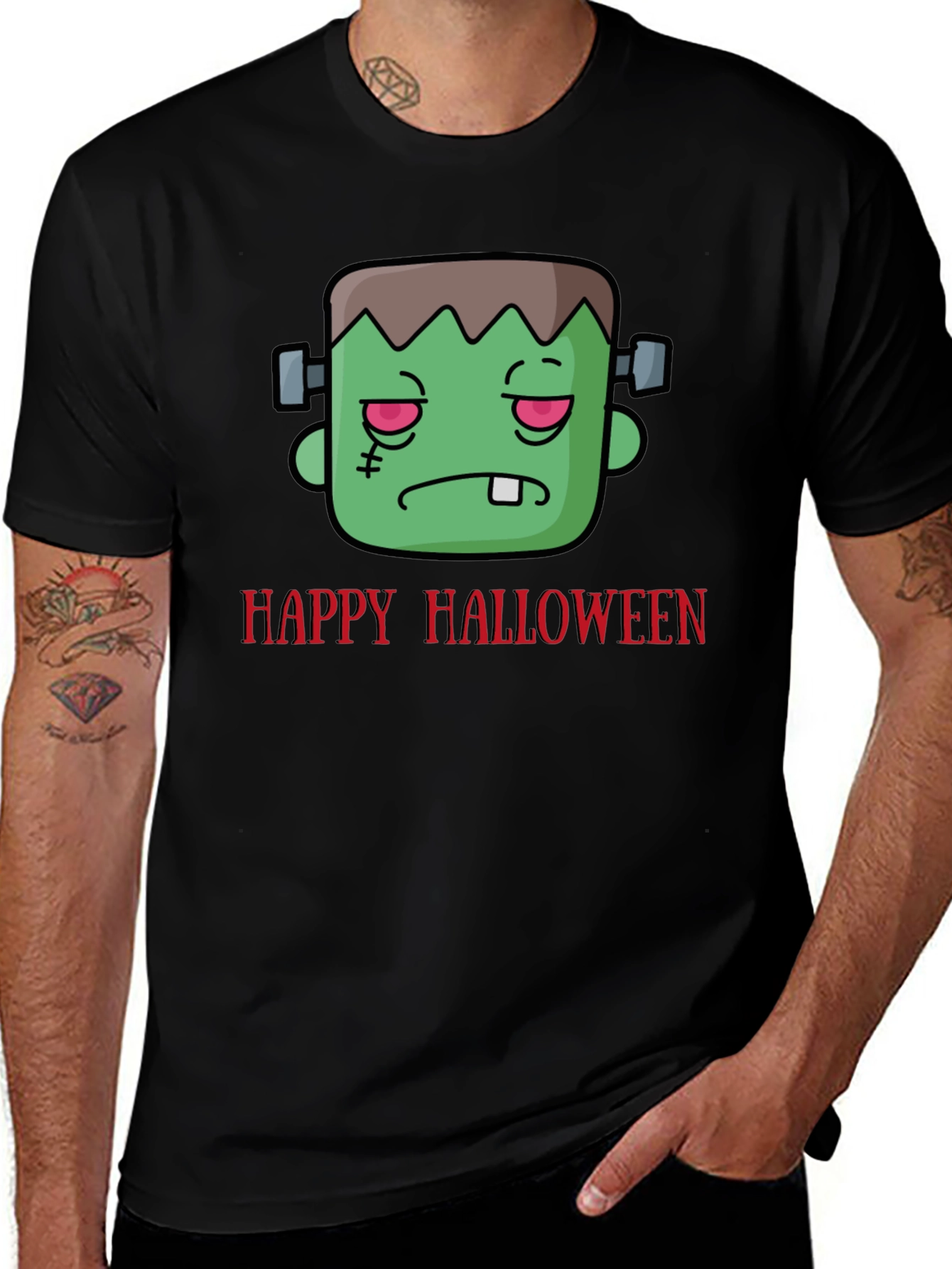 Happy Halloween Frankenstein T-Shirt