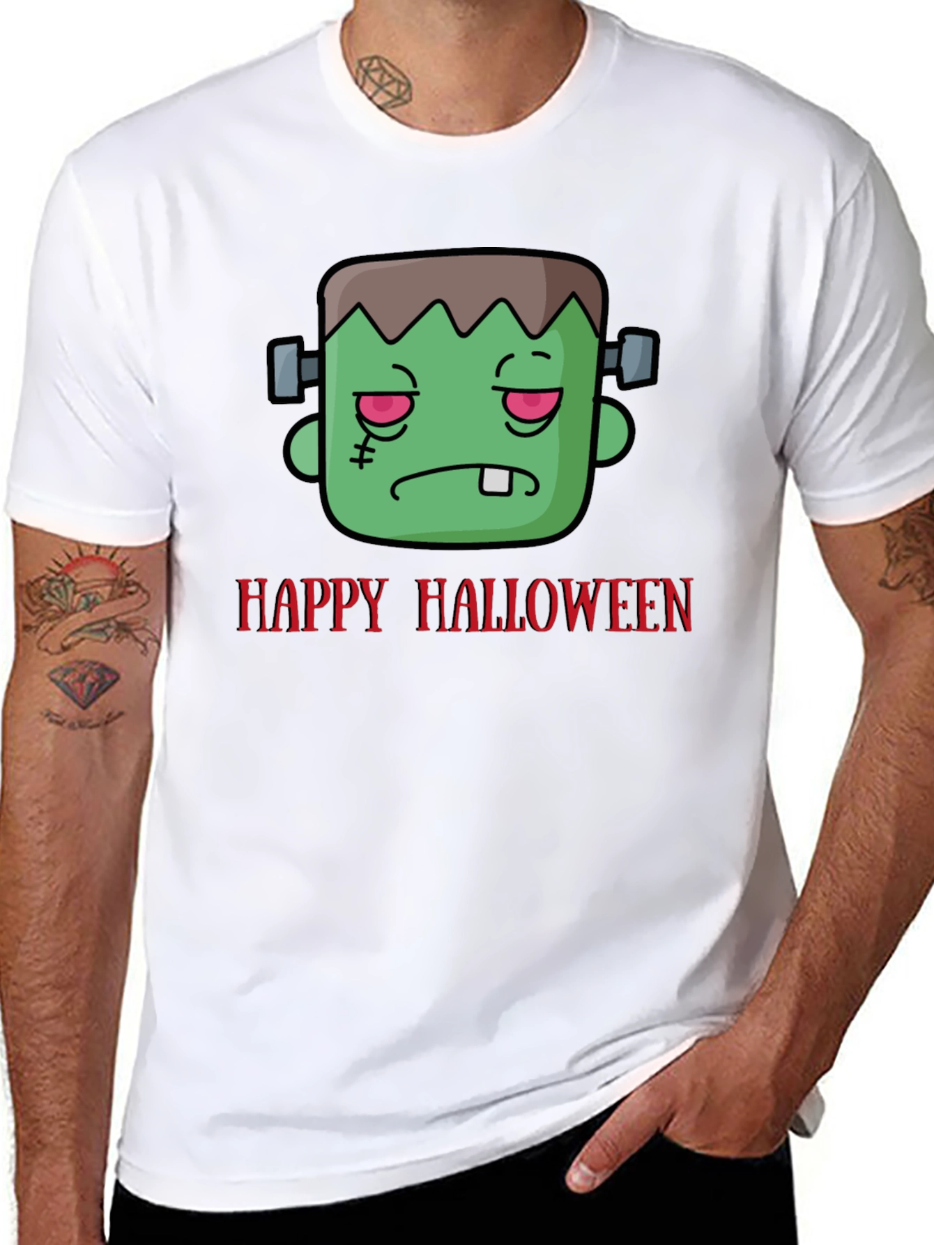 Happy Halloween Frankenstein T-Shirt