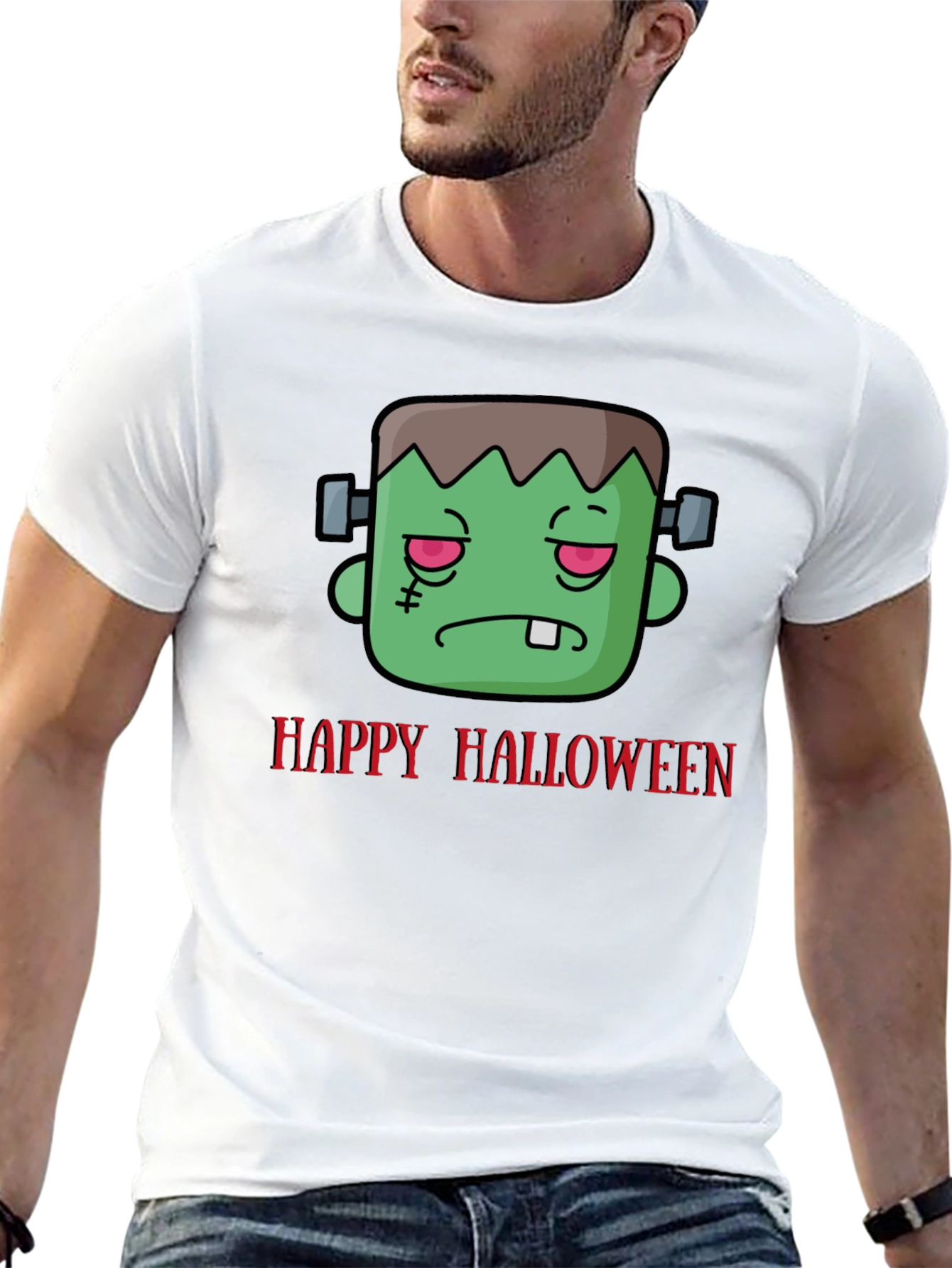 Happy Halloween Frankenstein T-Shirt