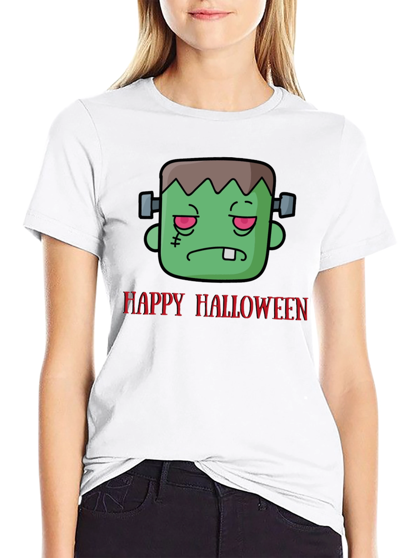Happy Halloween Frankenstein T-Shirt
