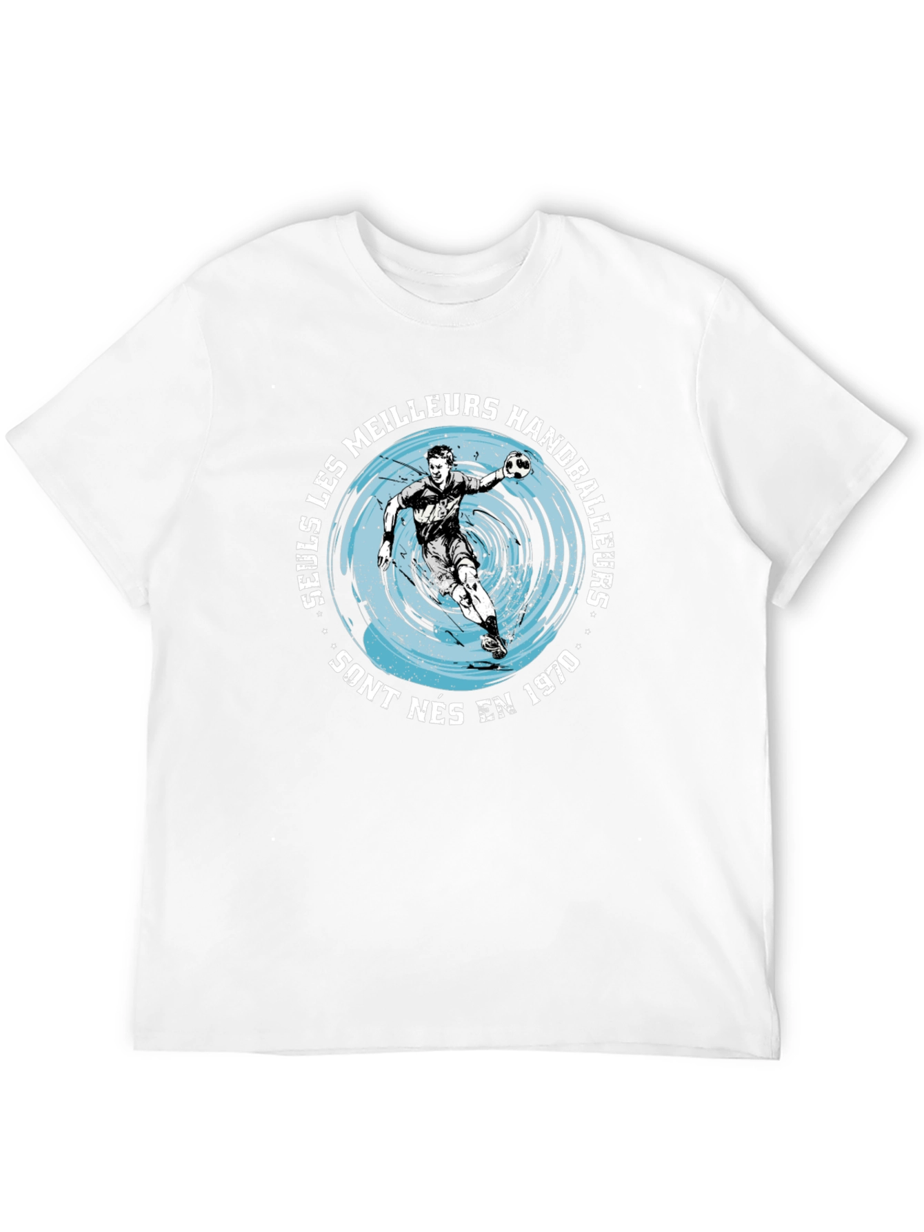 Handball Player Graphic T-Shirt - Born in 1970