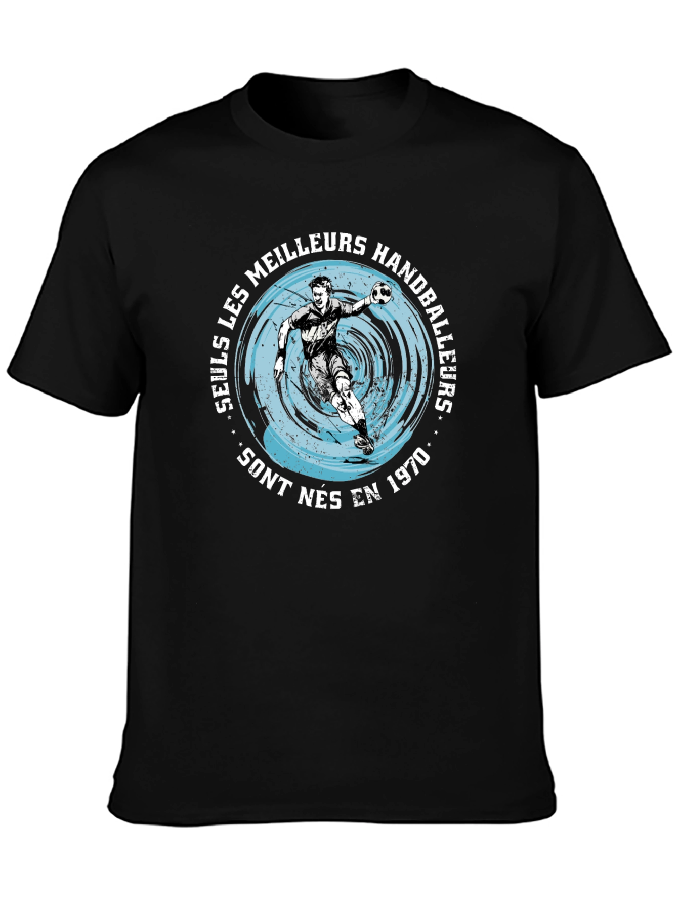 Handball Player Graphic T-Shirt - Born in 1970