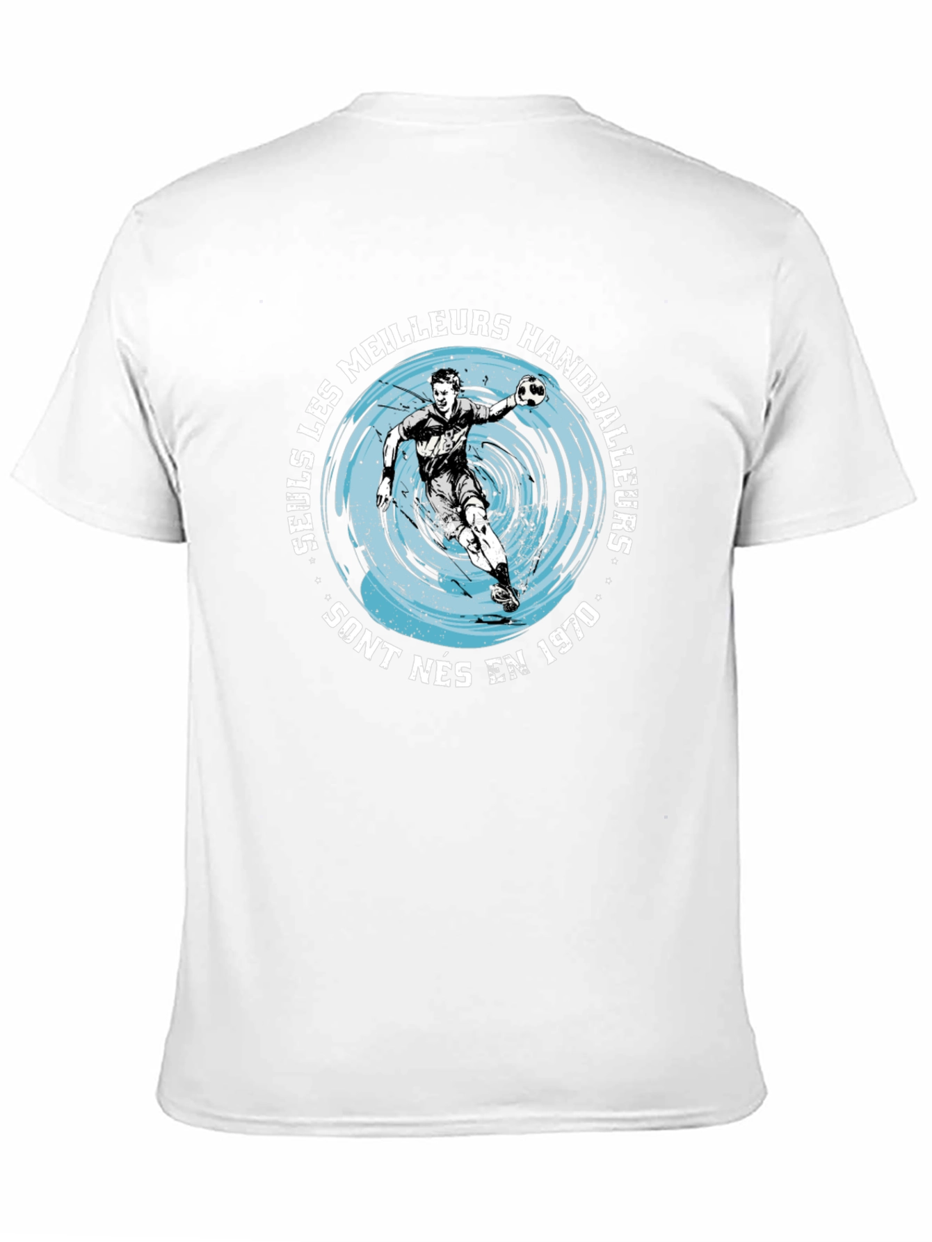 Handball Player Graphic T-Shirt - Born in 1970