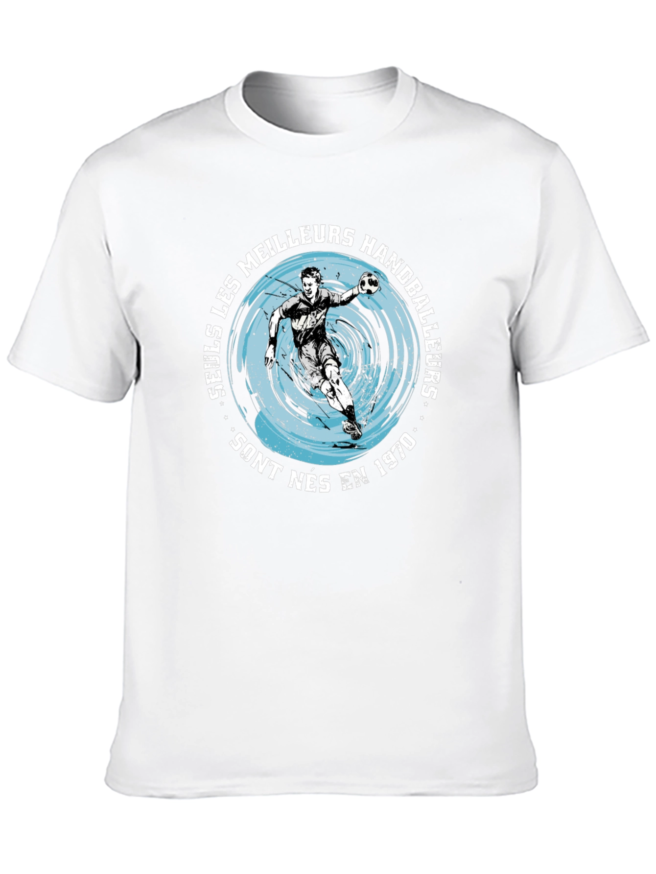 Handball Player Graphic T-Shirt - Born in 1970
