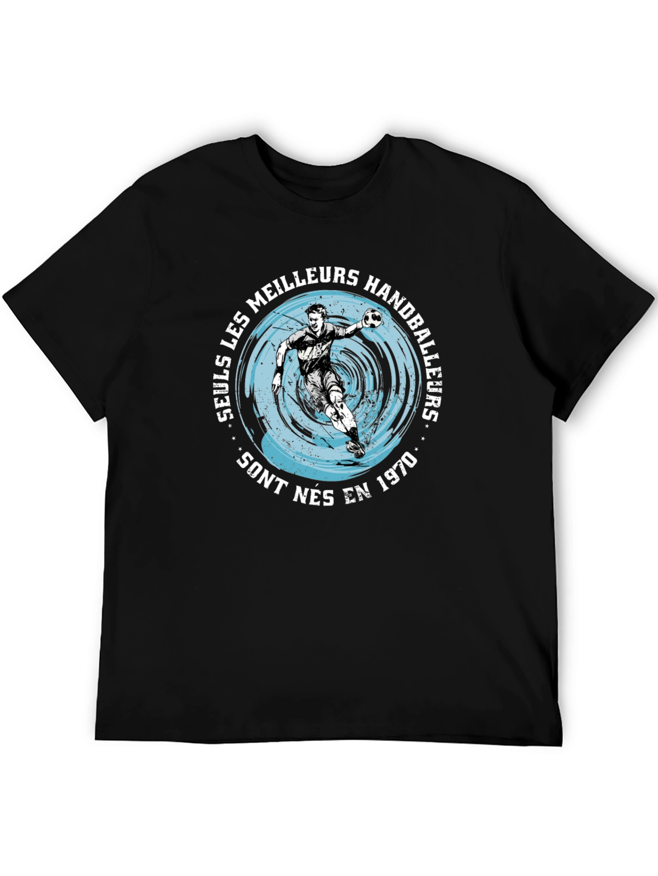 Handball Player Graphic T-Shirt - Born in 1970