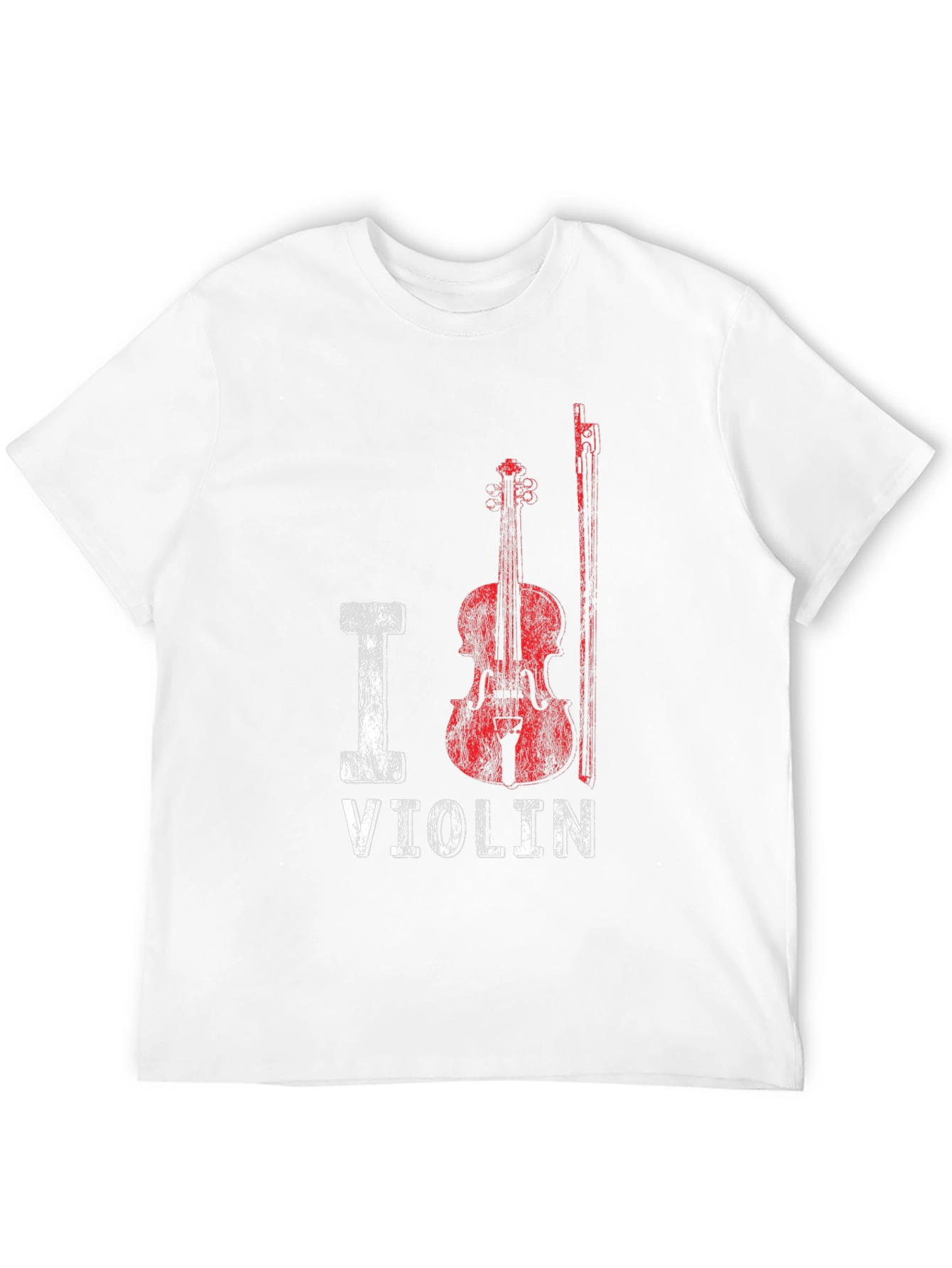I Heart Violin Graphic T-Shirt - Music Lover Tee