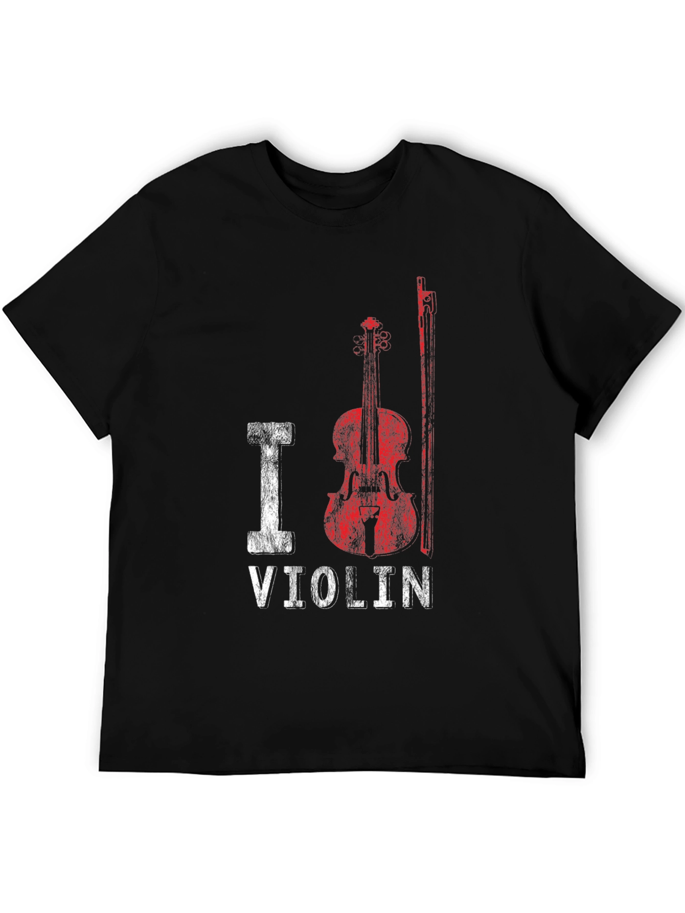 I Heart Violin Graphic T-Shirt - Music Lover Tee