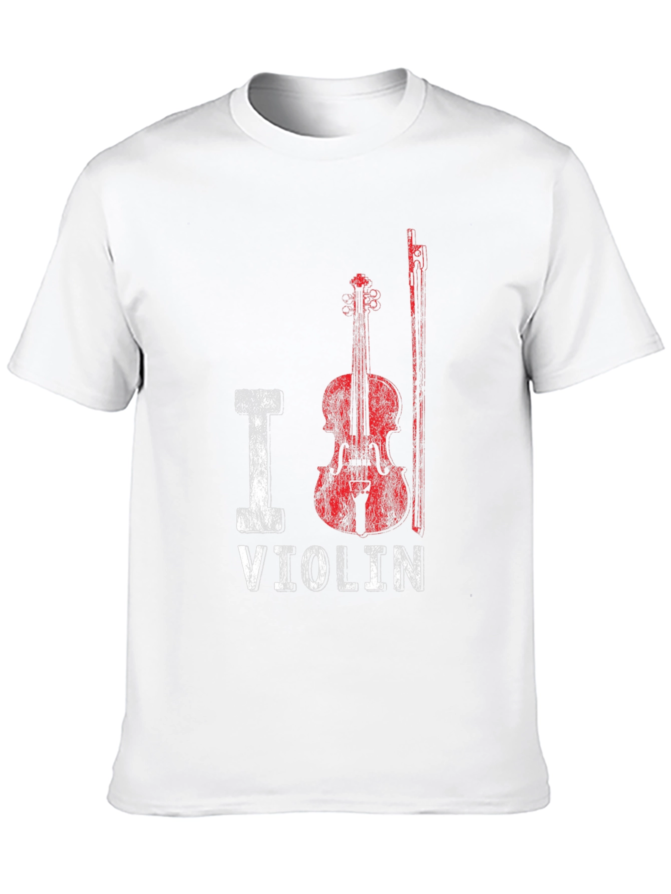 I Heart Violin Graphic T-Shirt - Music Lover Tee