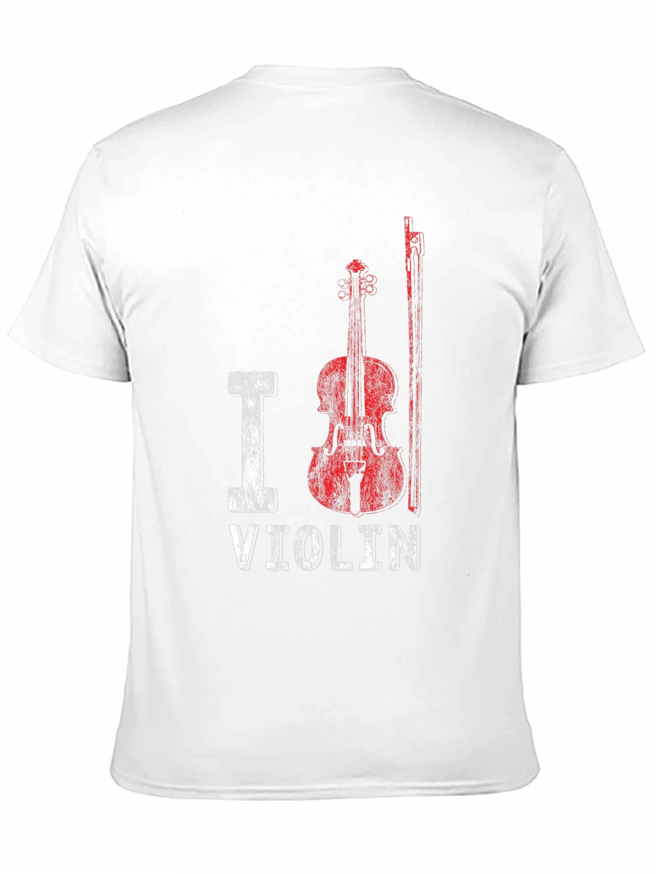 I Heart Violin Graphic T-Shirt - Music Lover Tee