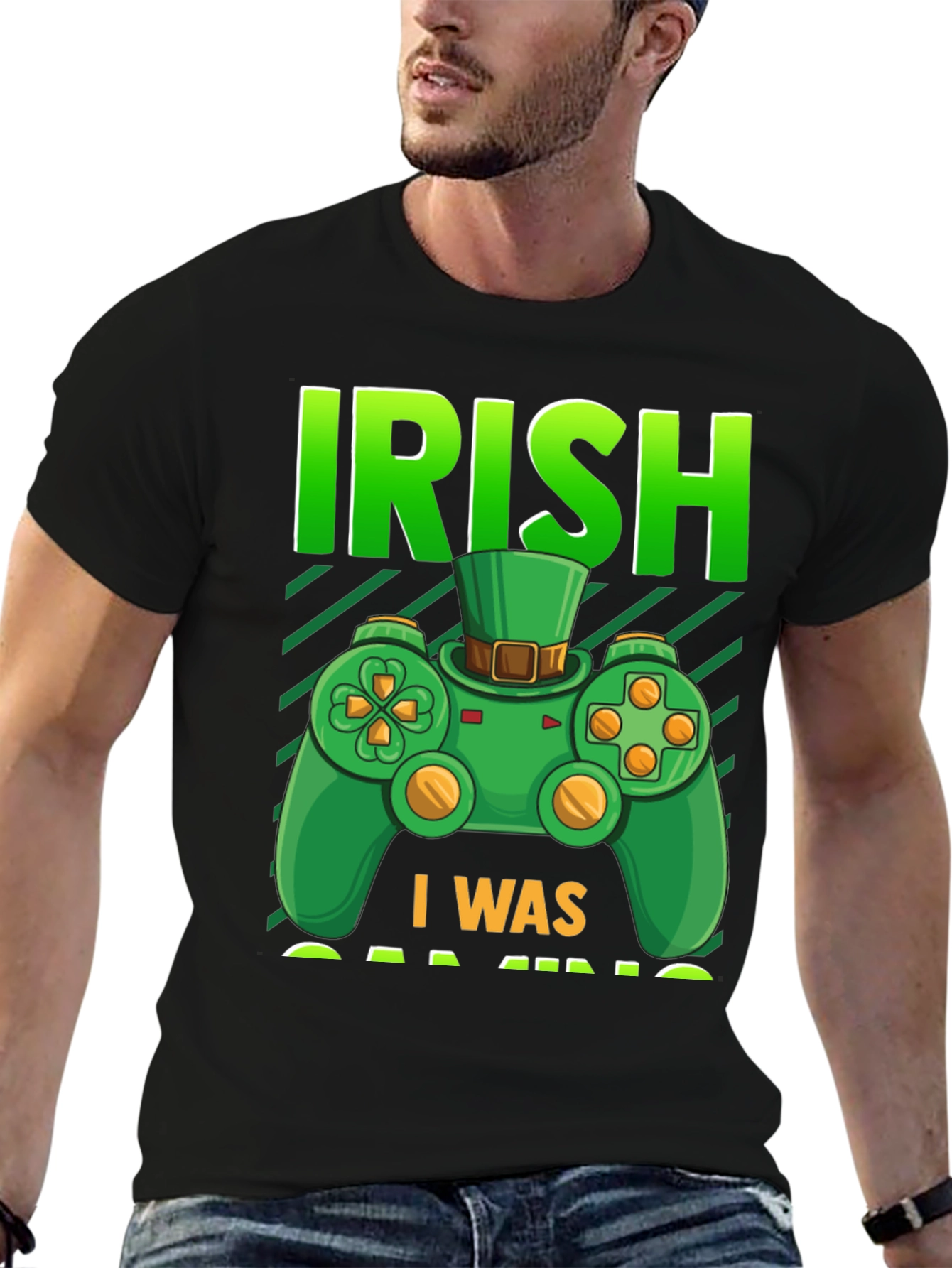 Irish Gaming T-Shirt - St. Patricks Day Gamer Tee
