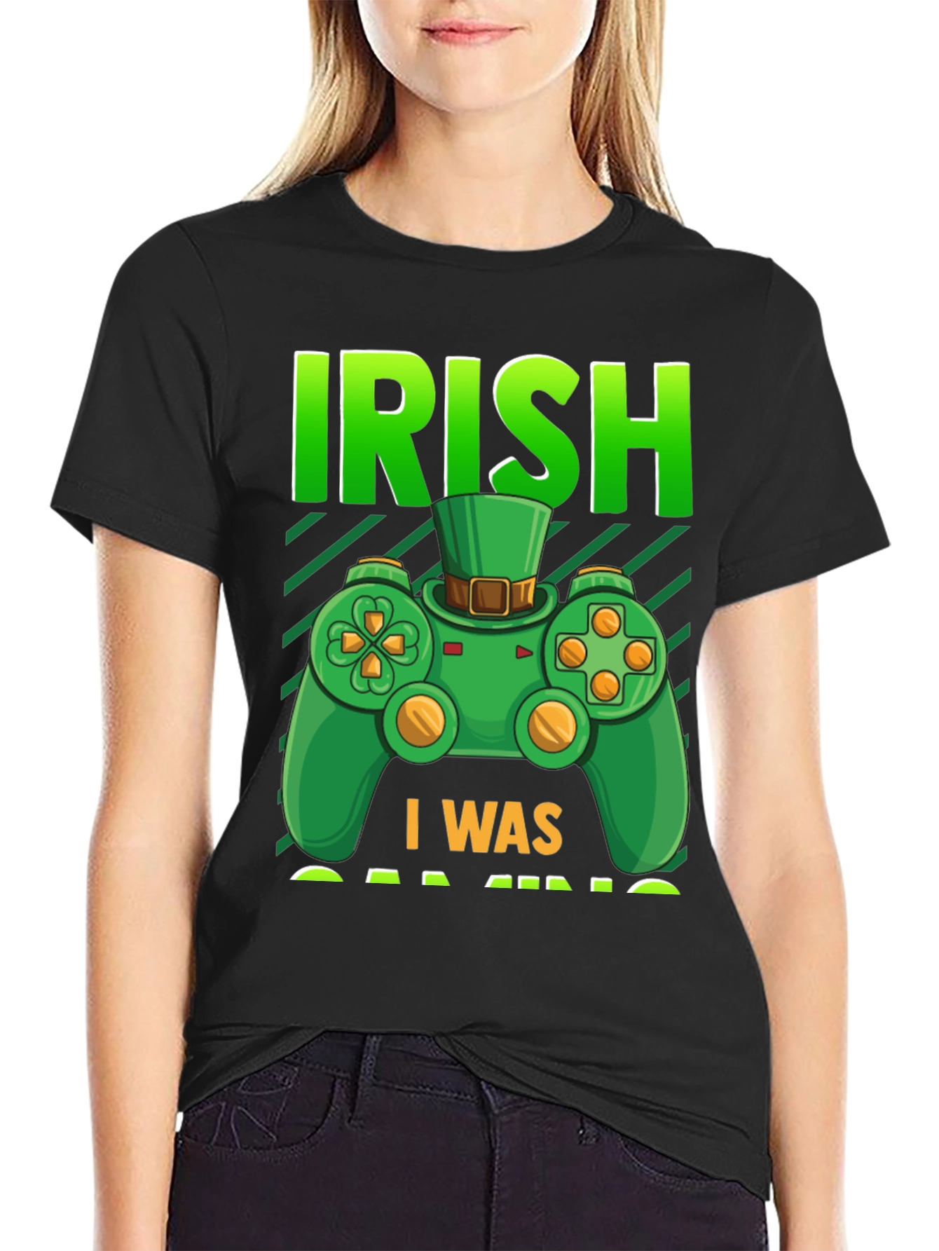 Irish Gaming T-Shirt - St. Patricks Day Gamer Tee