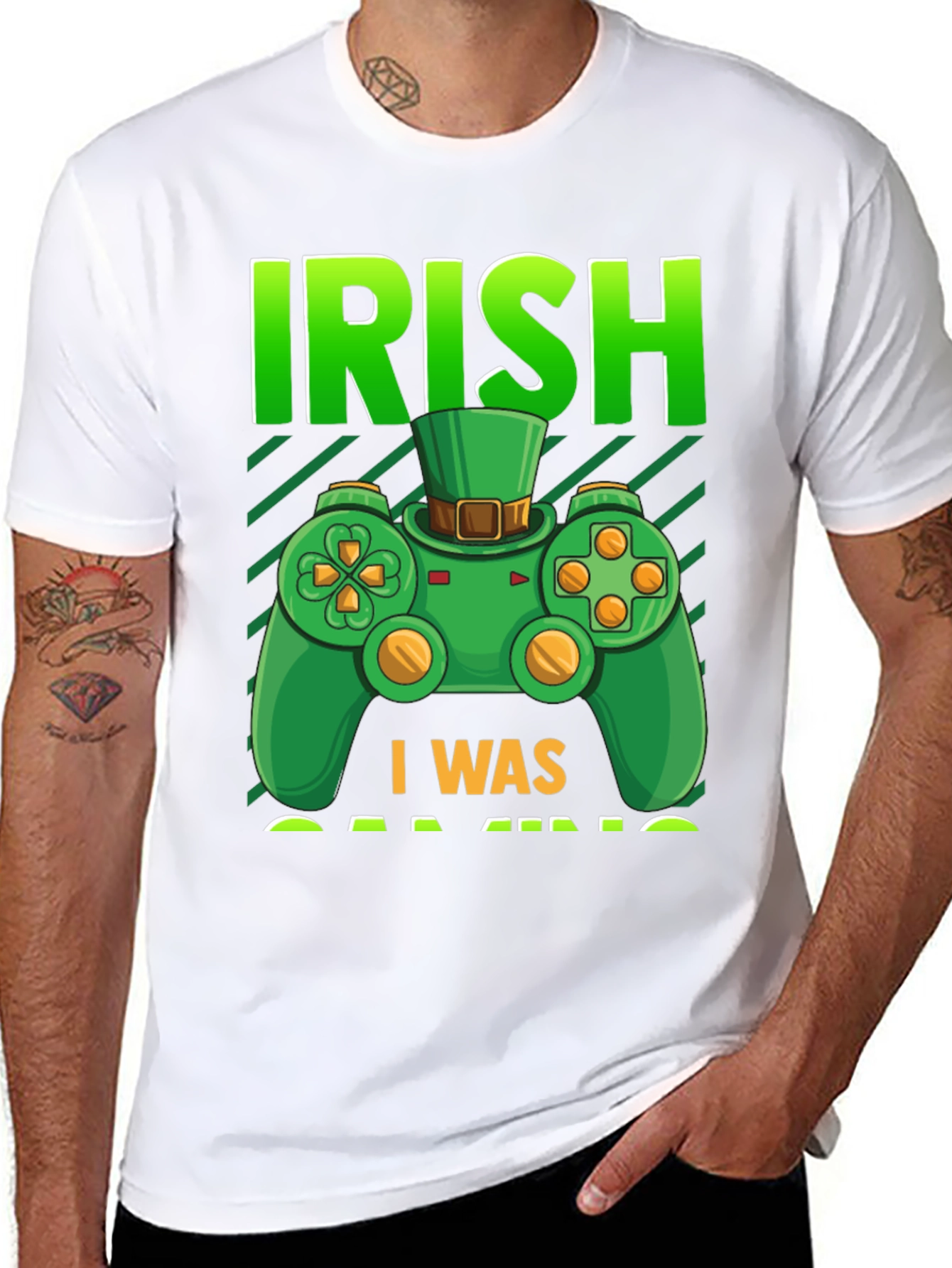 Irish Gaming T-Shirt - St. Patricks Day Gamer Tee