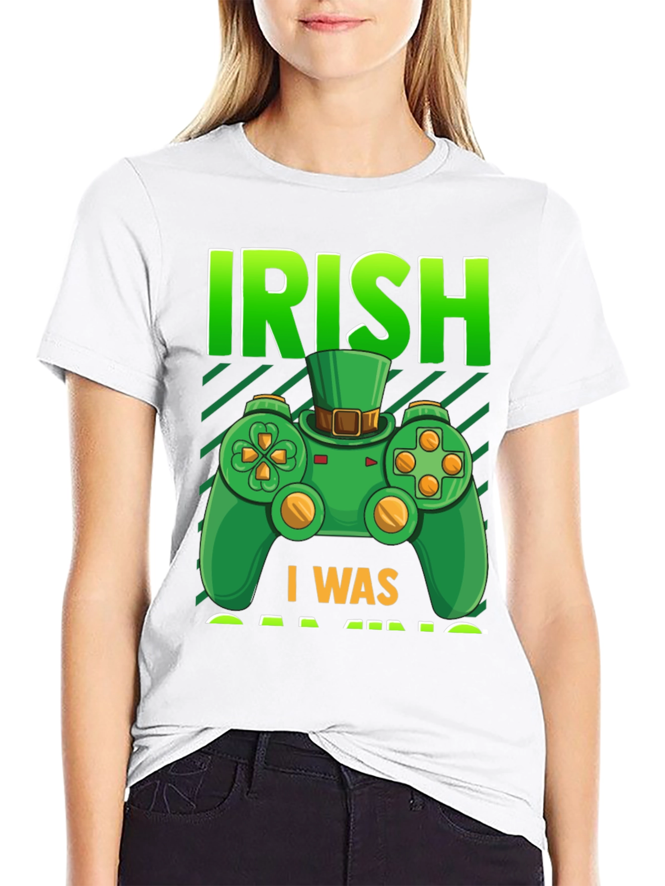 Irish Gaming T-Shirt - St. Patricks Day Gamer Tee