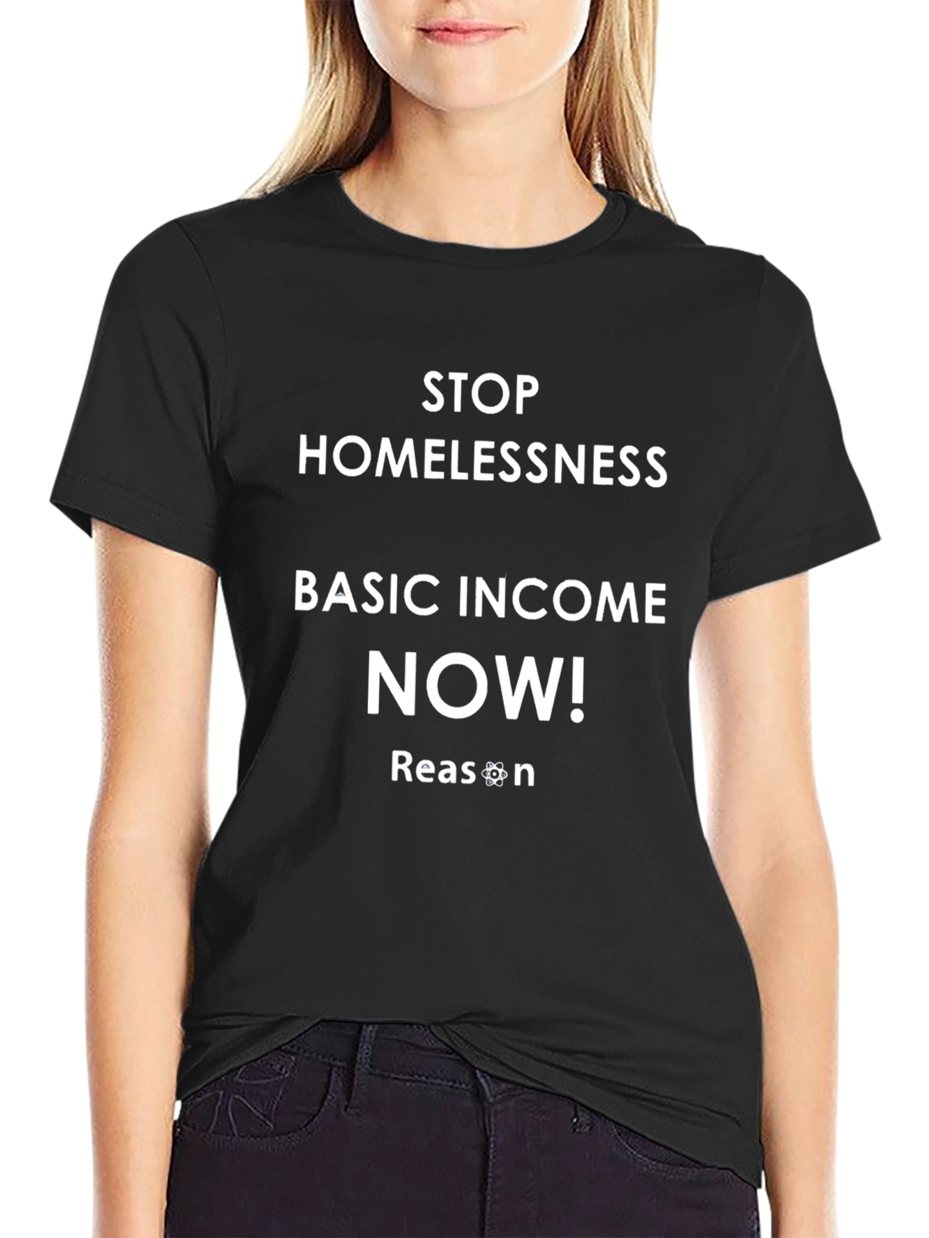 Stop Homelessness Basic Income NOW! T-Shirt