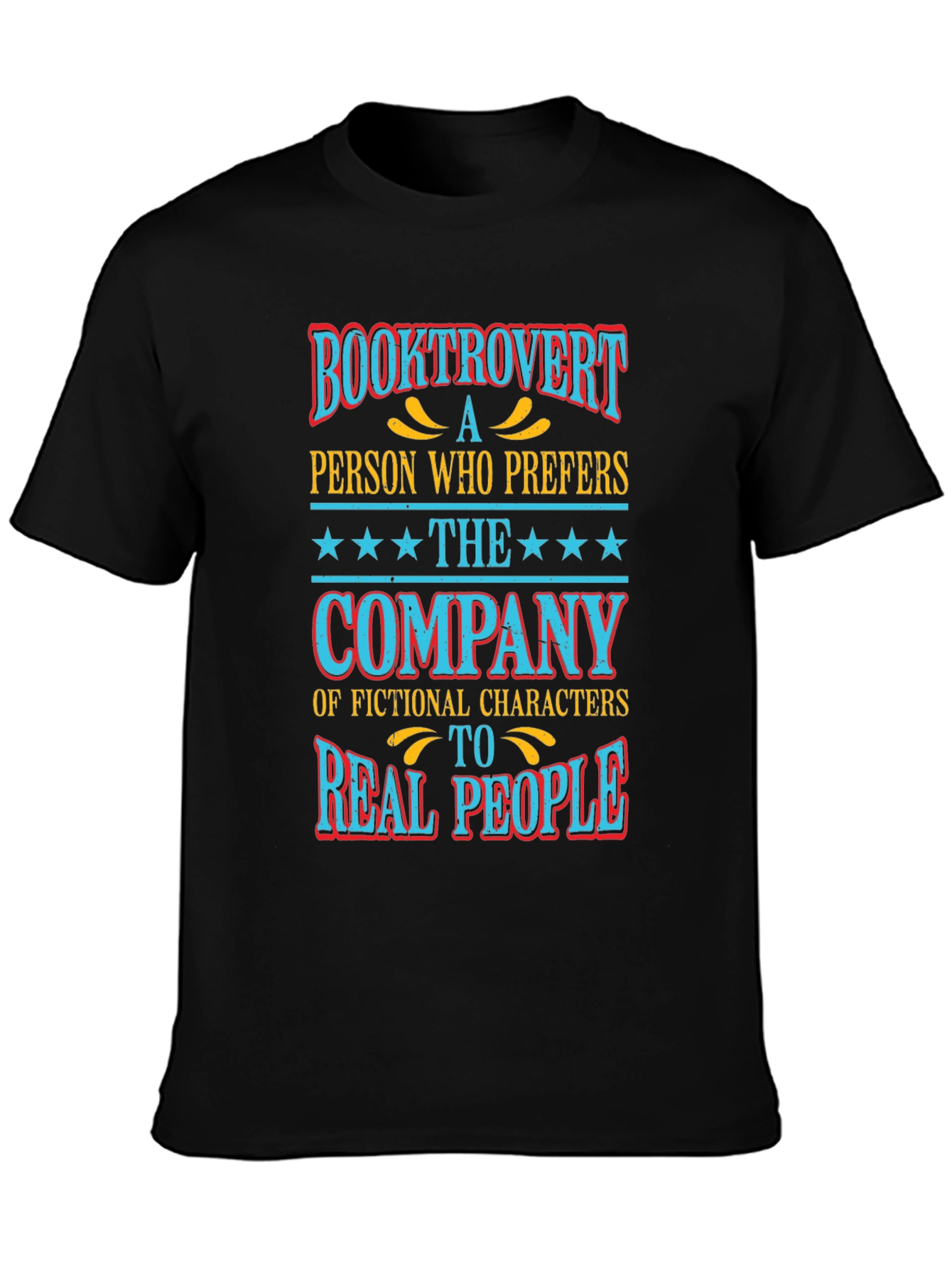 Booktrovert T-Shirt: Introvert Reading Lover Tee