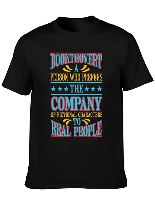 Booktrovert T-Shirt: Introvert Reading Lover Tee