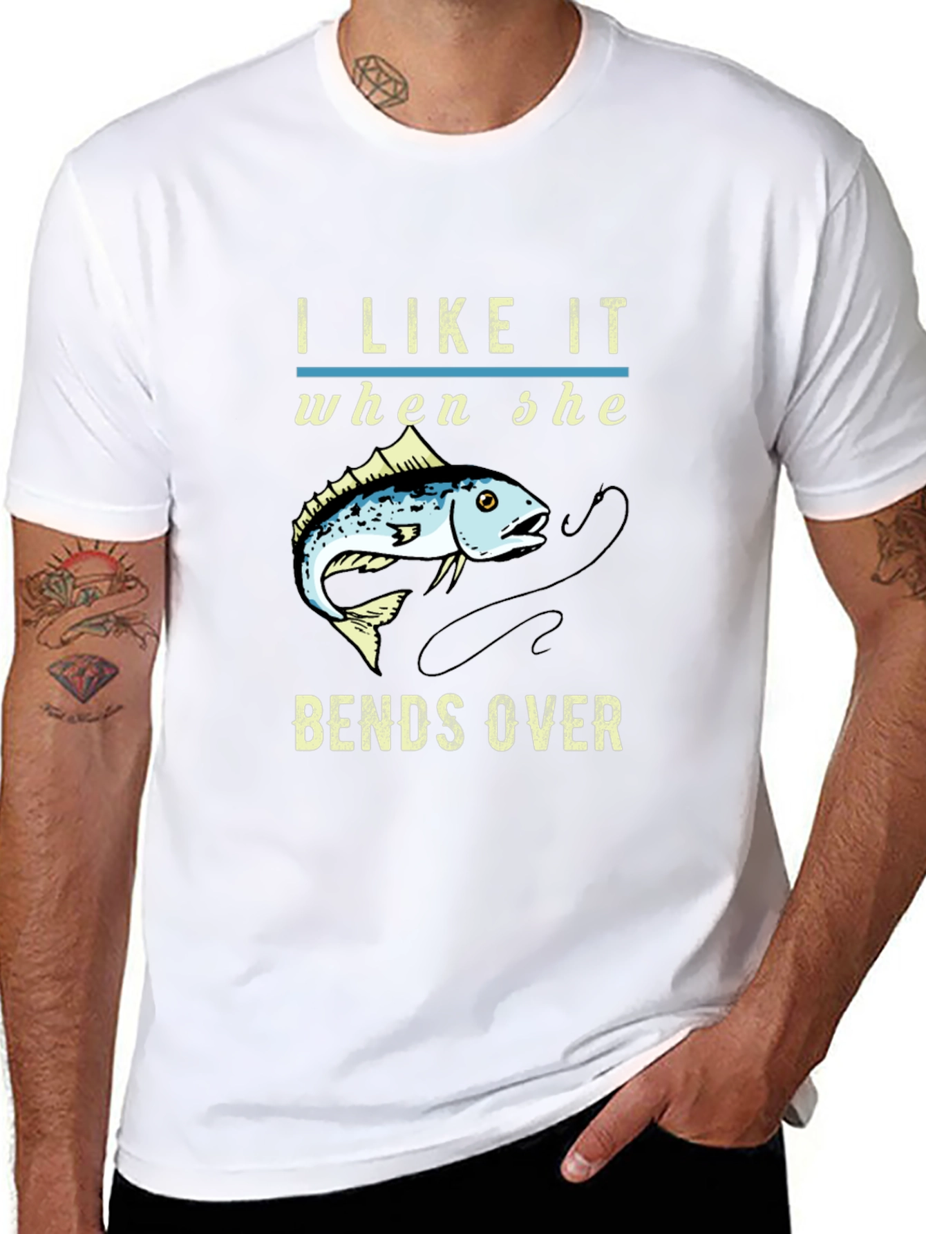 I Like it When She Bends Over Fishing T-Shirt
