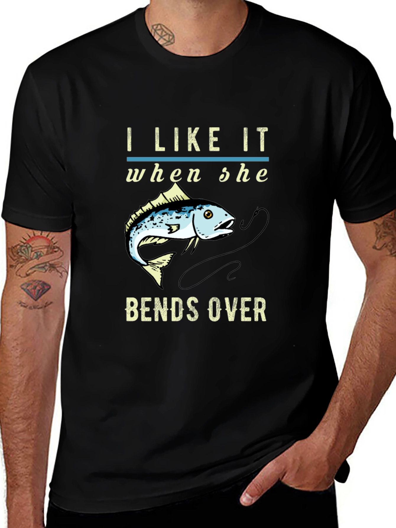 I Like it When She Bends Over Fishing T-Shirt