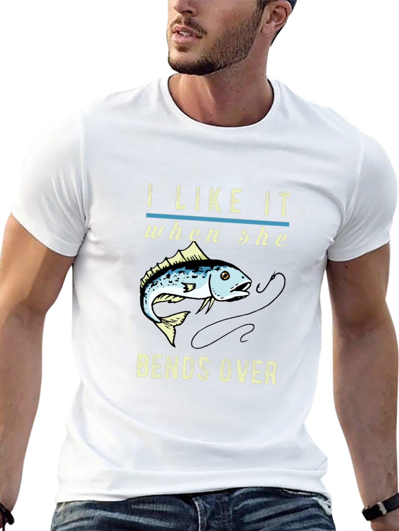 I Like it When She Bends Over Fishing T-Shirt