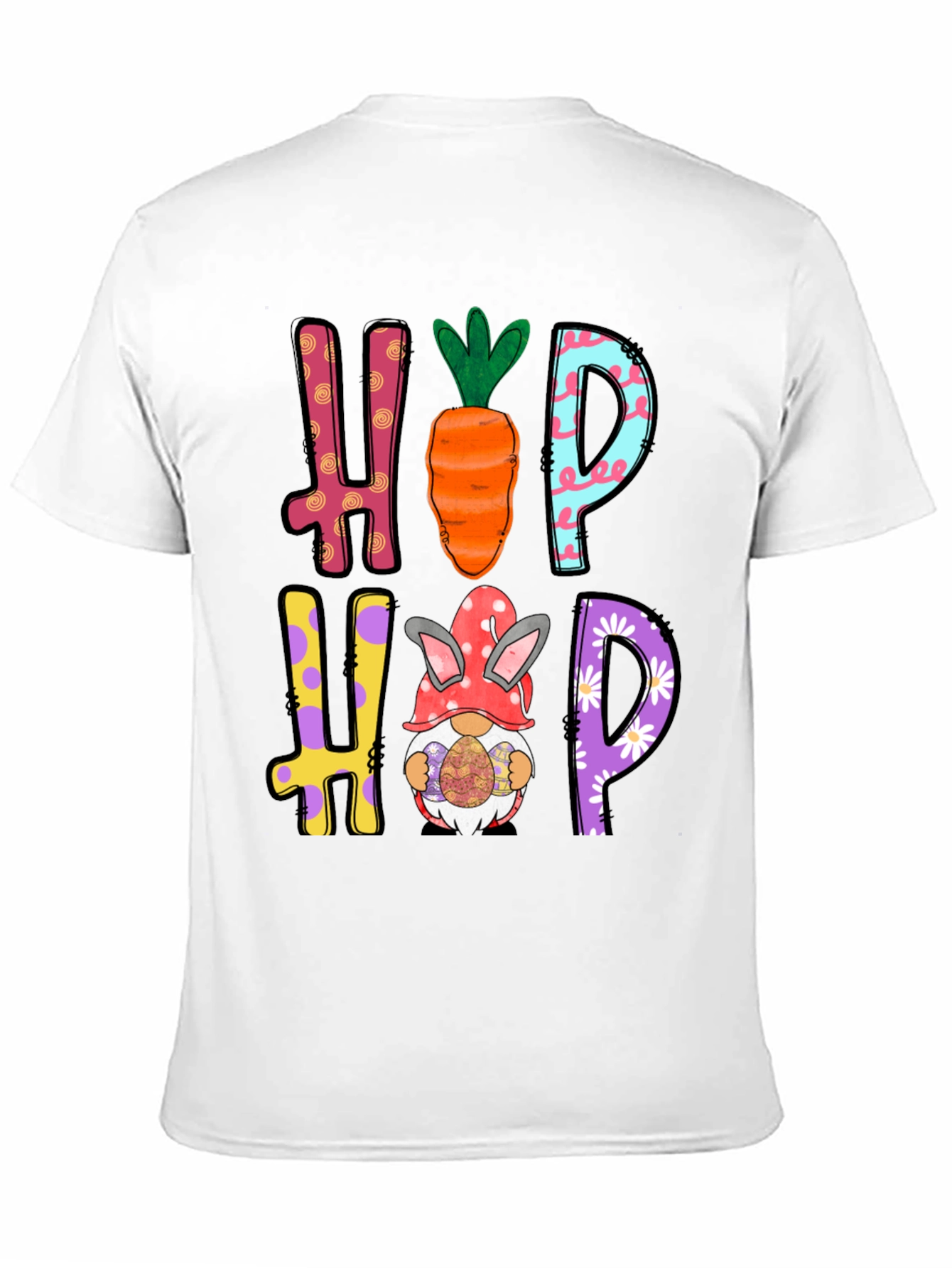 Hip Hop Easter Graphic Tee Easter Bunny Carrot Shirt