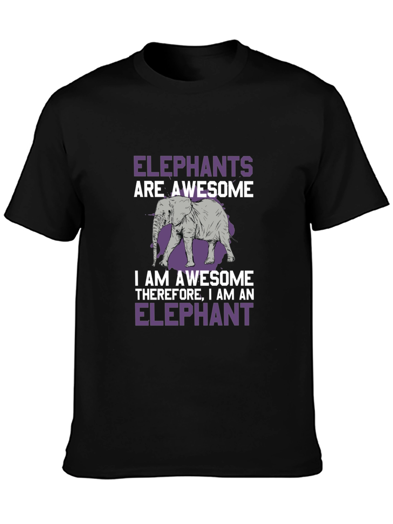 Elephant Awesome Graphic T-Shirt