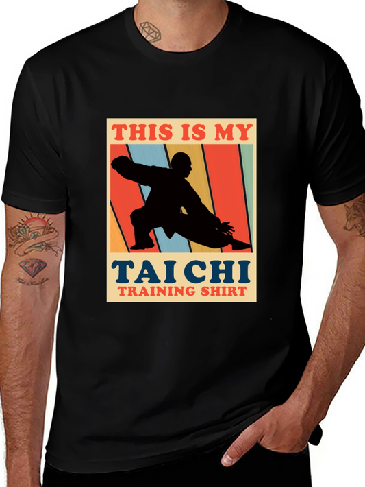 Tai Chi Training Shirt - Retro Martial Arts Tee